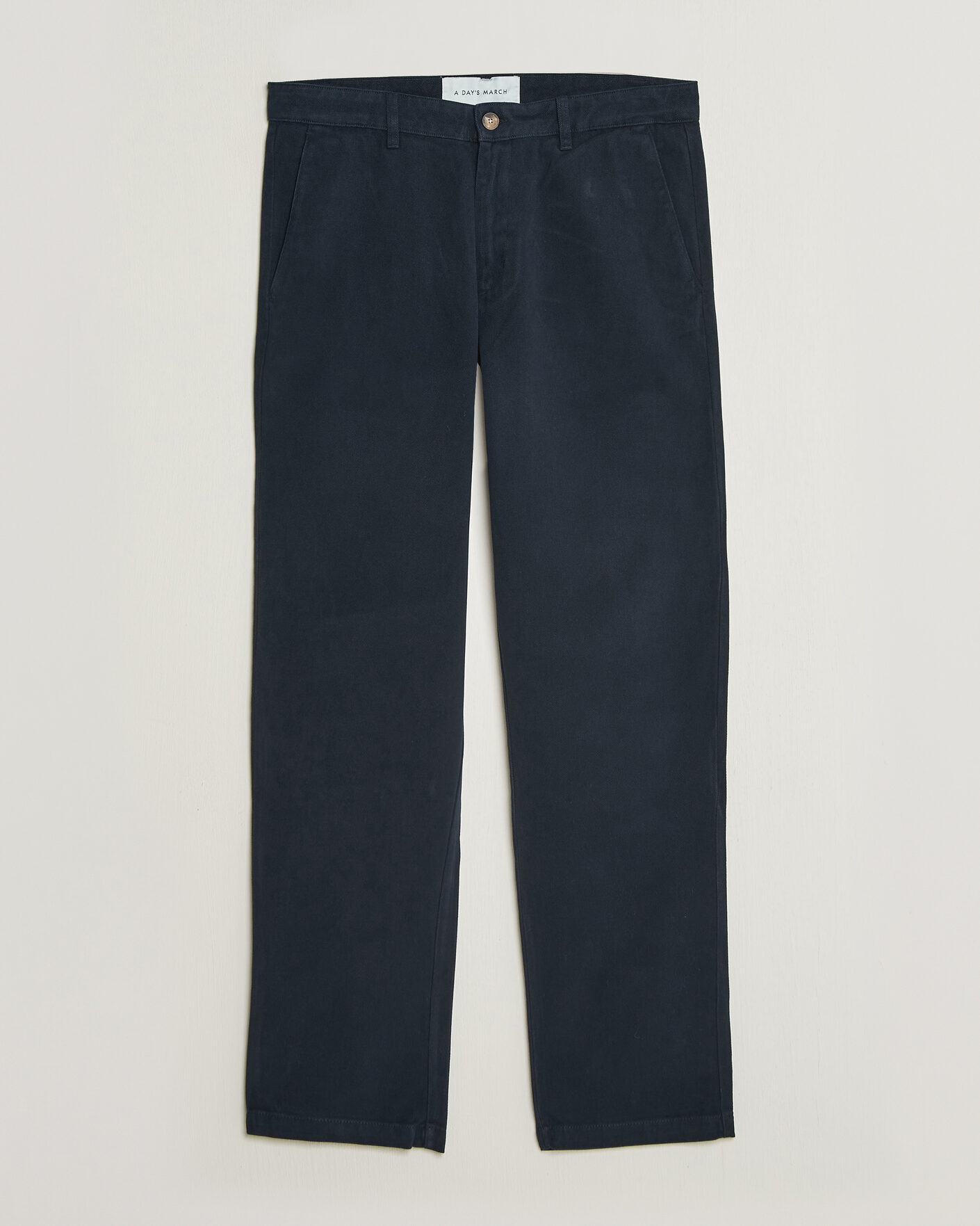 Herren | Hosen | A Day's March | Miller Cotton/Lyocell Trousers Navy