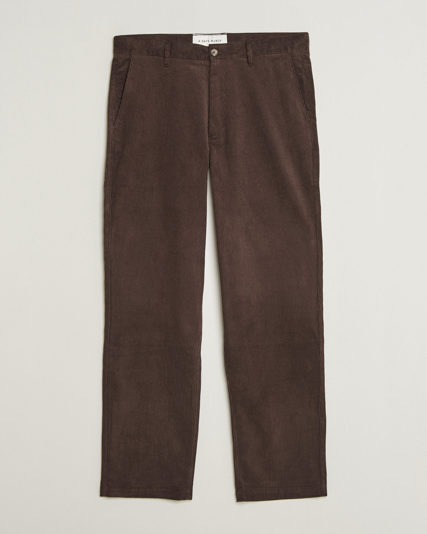 Herren | Hosen | A Day's March | Redwood Corduroy Trousers Dark Brown