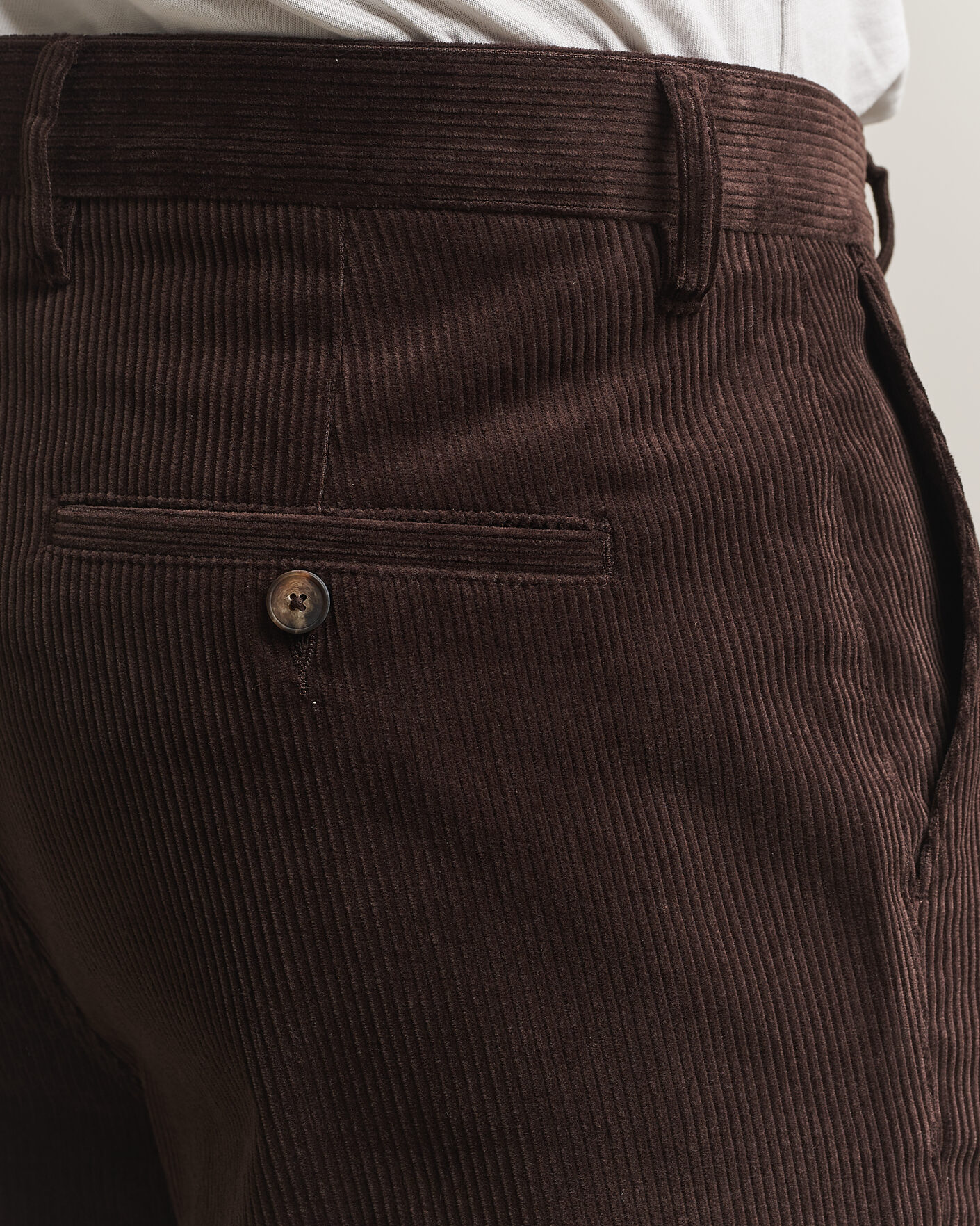 Herren | Hosen | A Day's March | Redwood Corduroy Trousers Dark Brown