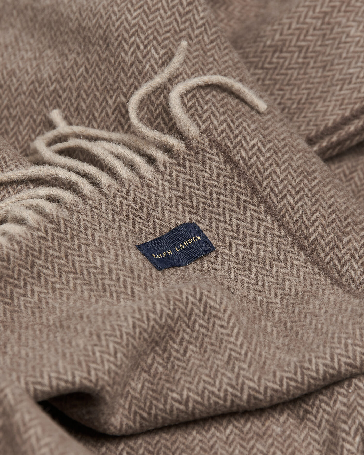 Herren | Textilien | Ralph Lauren Home | Jax Wool/Cashmere Throw Blanket Chocolate Brown