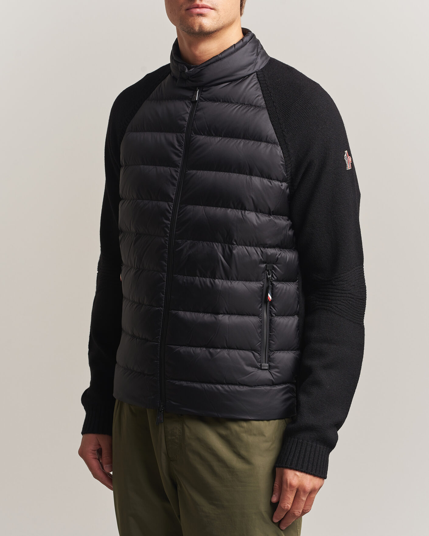 Herren | Jacken | Moncler Grenoble | Padded Hybrid Cardigan Black