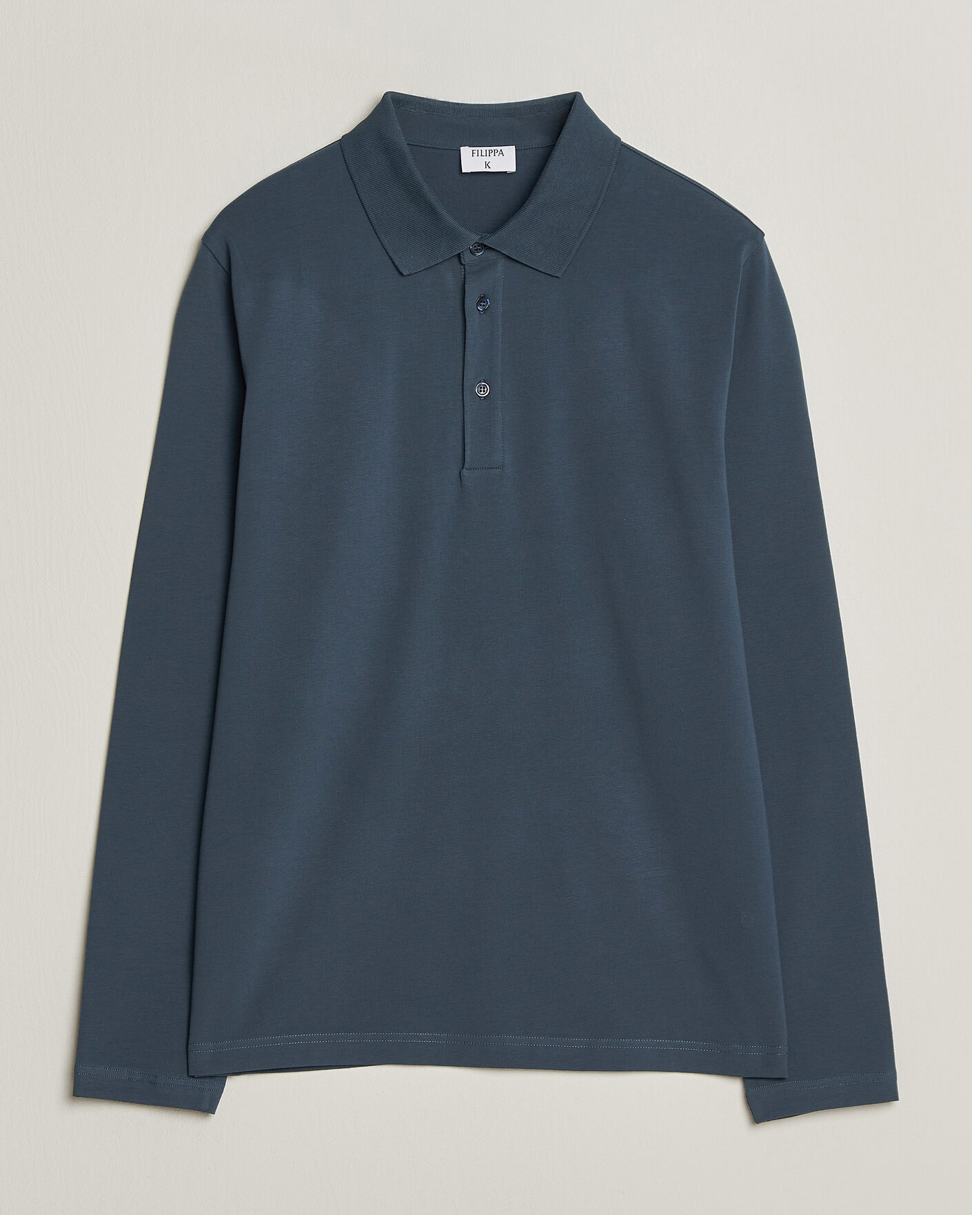 Herren | Poloshirts | Filippa K | Luke Lycra Polo Shirt Stone Blue