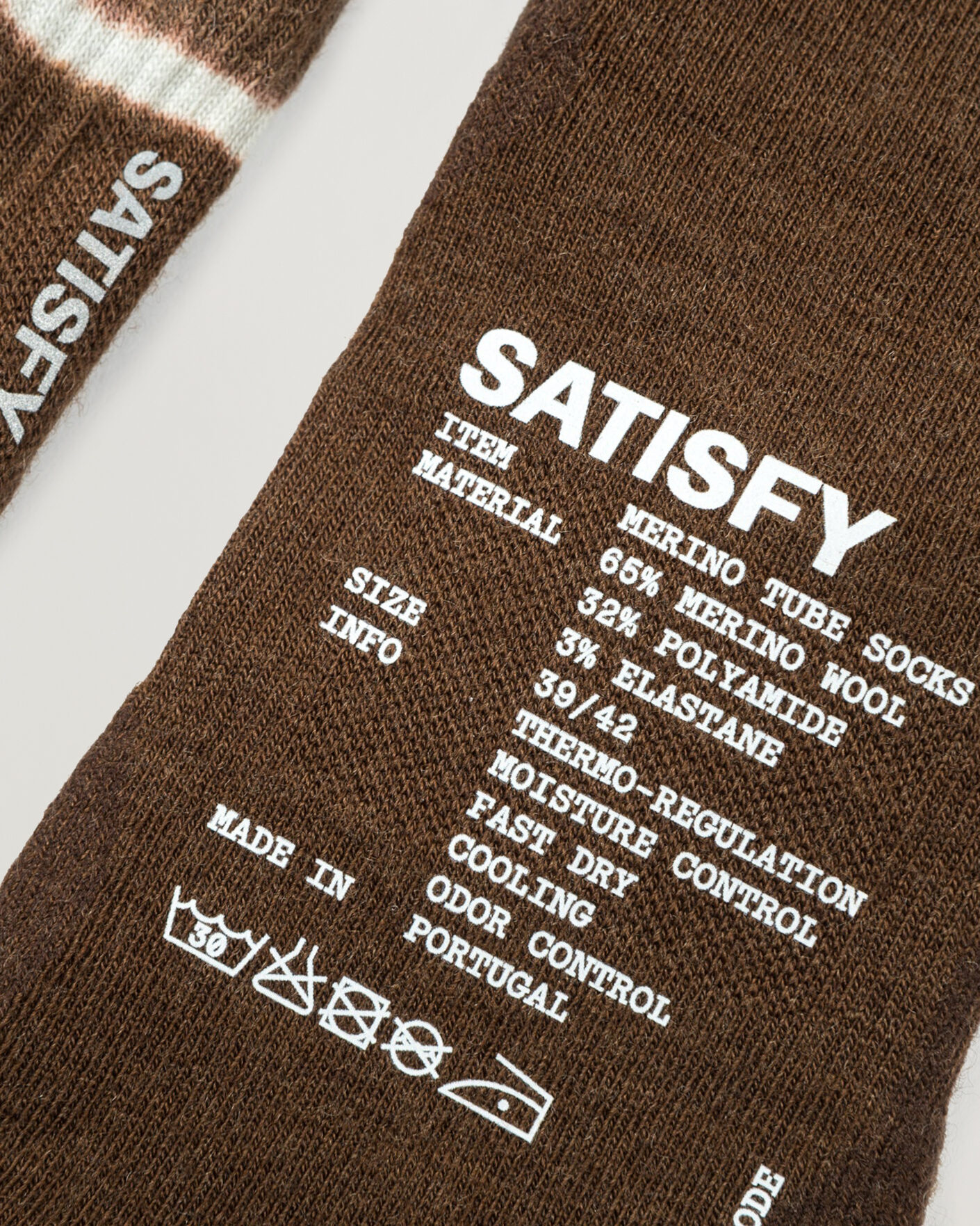 Herren | Unterwäsche | Satisfy | Merino Nylon Tube Socks Tie Dye Rocky Road