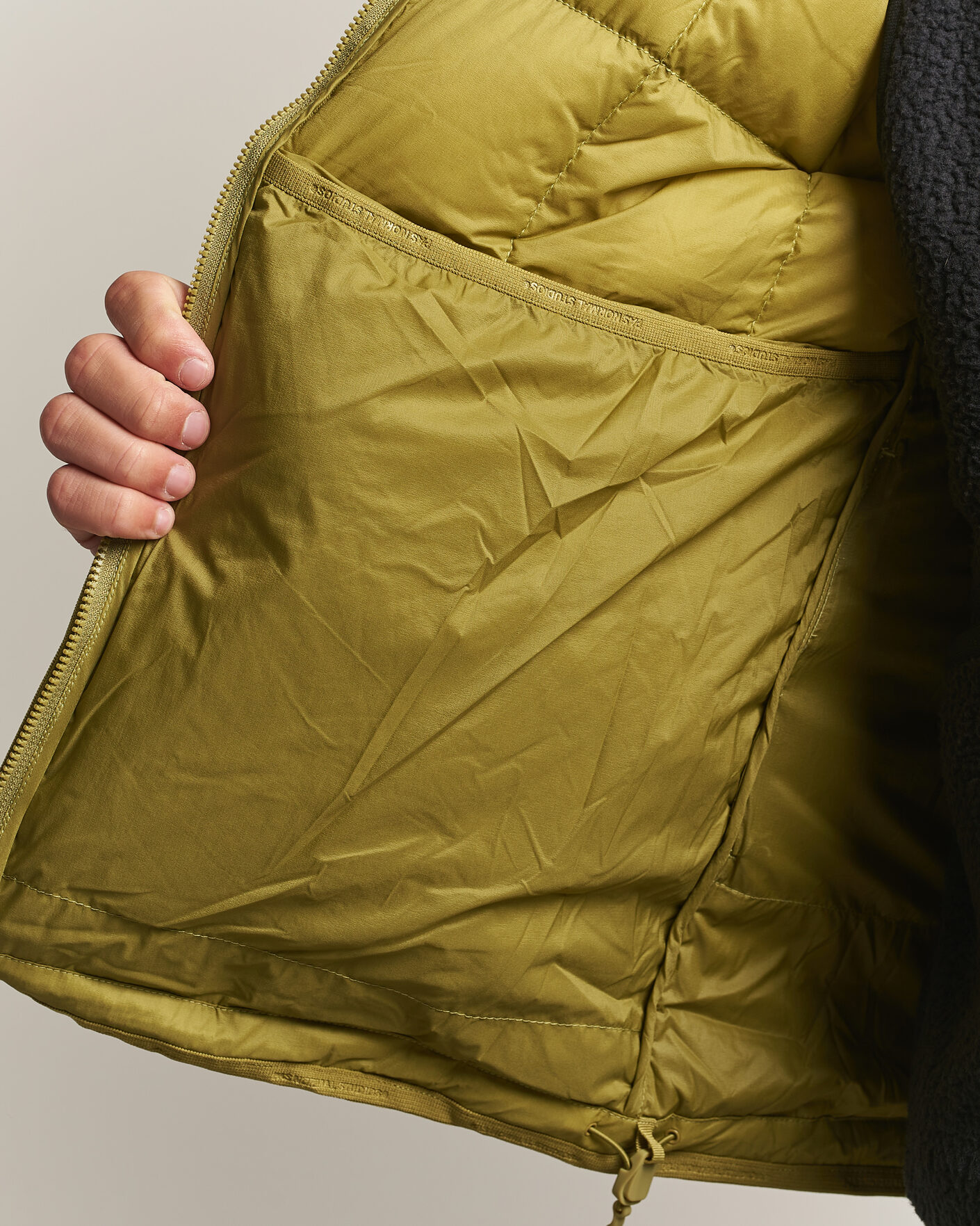 Herren | Jacken | Pas Normal Studios | Off-Race Down Liner Jacket Dark Lime