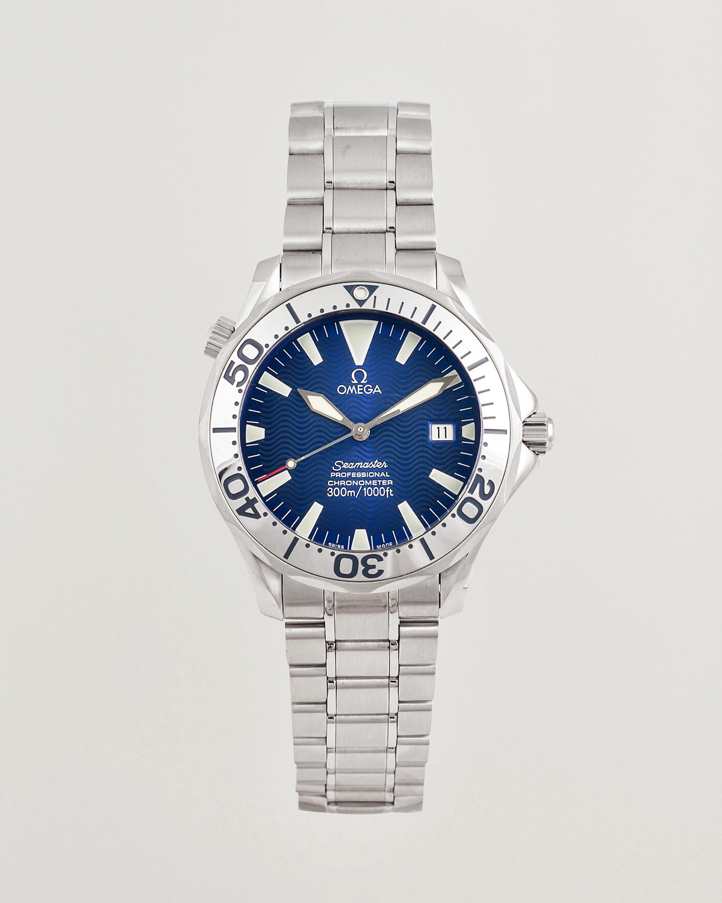 Herren | Pre-Owned & Vintage Watches | Omega Pre-Owned | Seamaster 300M Electric Blue 