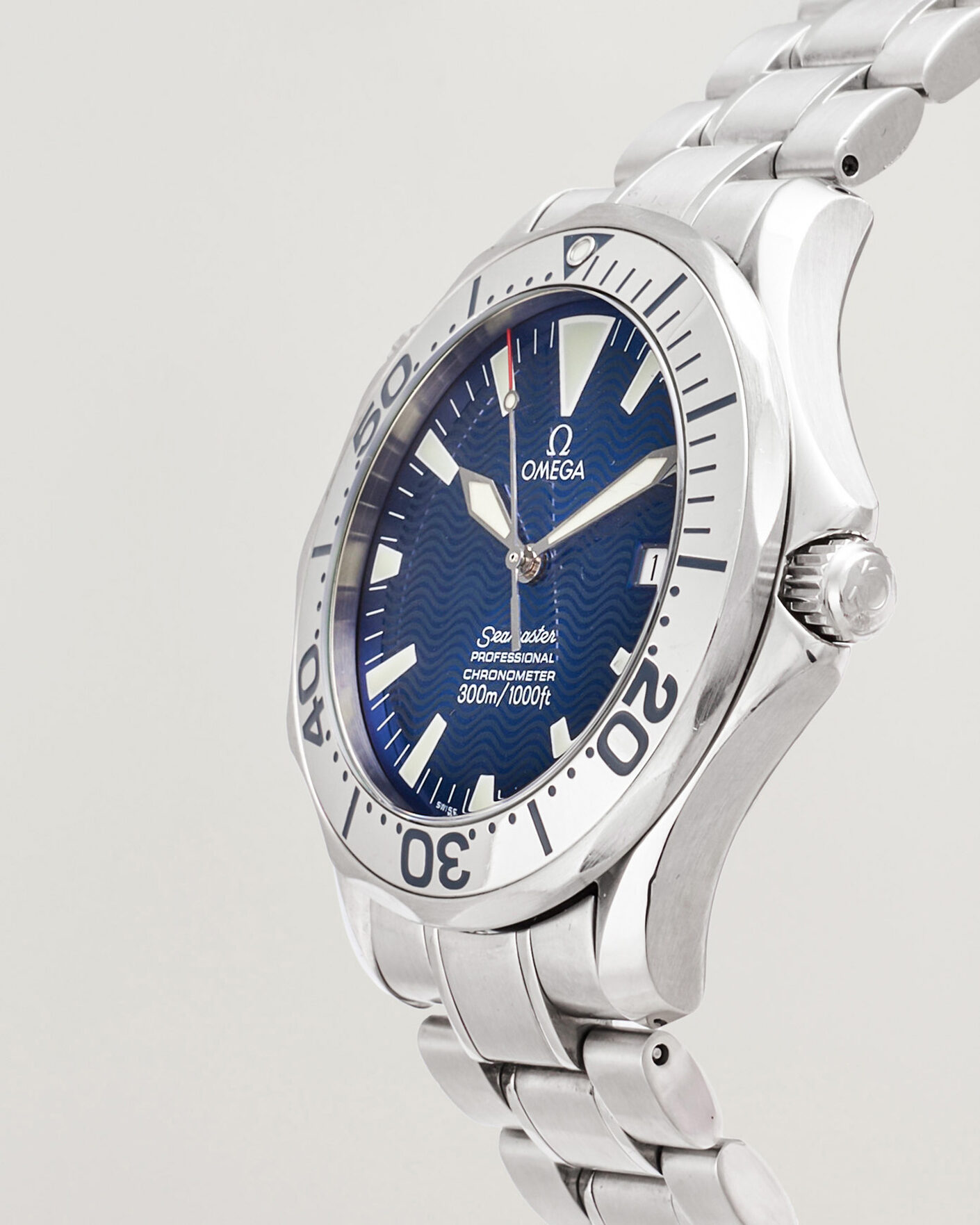 Herren | Pre-Owned & Vintage Watches | Omega Pre-Owned | Seamaster 300M Electric Blue 