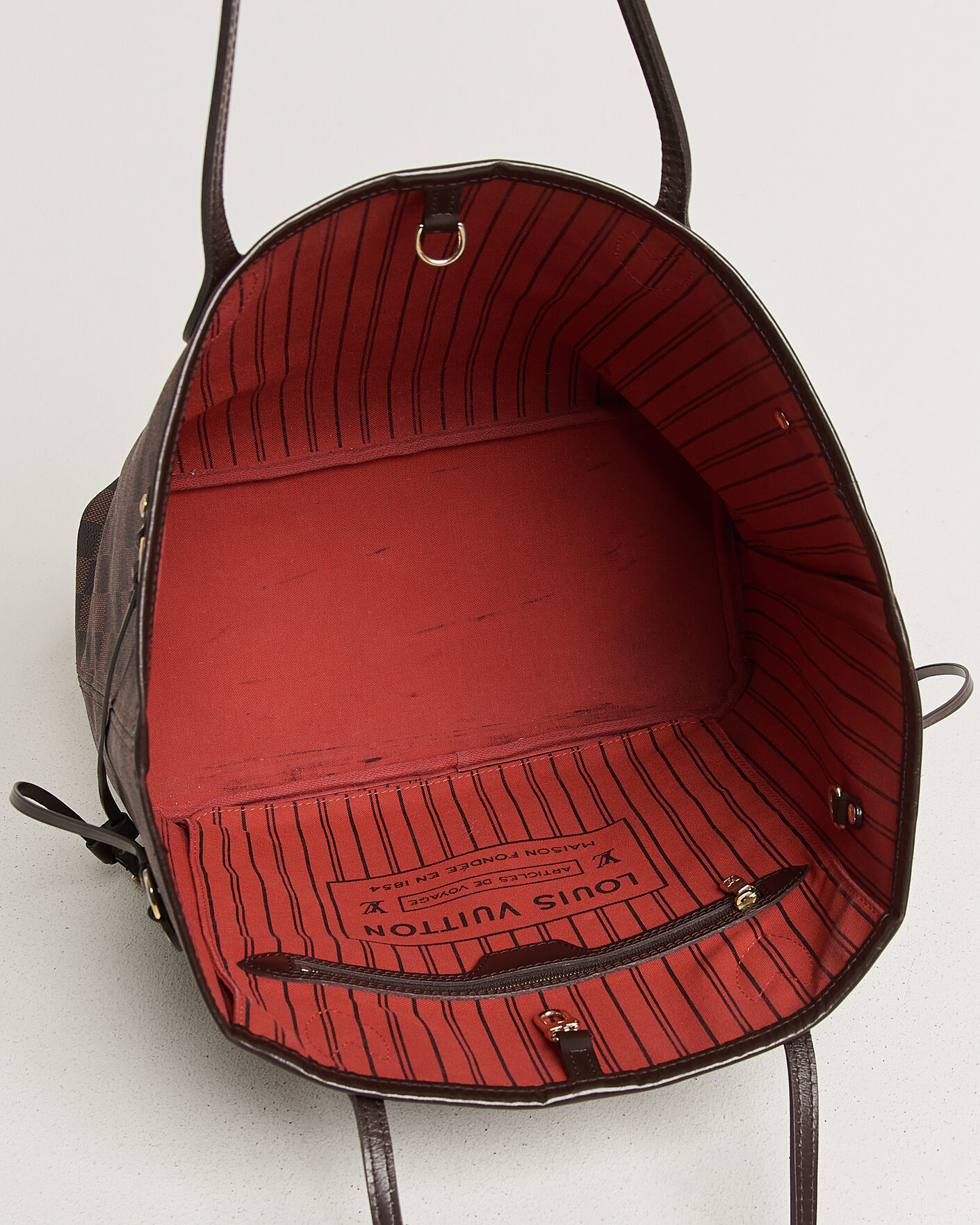 Herren | Pre-Owned & Vintage Bags | Louis Vuitton Pre-Owned | Neverfull MM  Damier Ebene