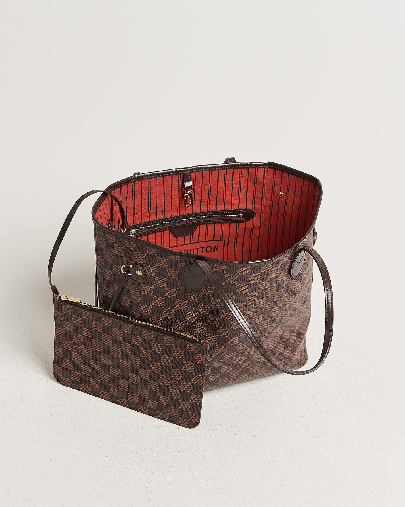 Herren | Pre-Owned & Vintage Bags | Louis Vuitton Pre-Owned | Neverfull MM  Damier Ebene