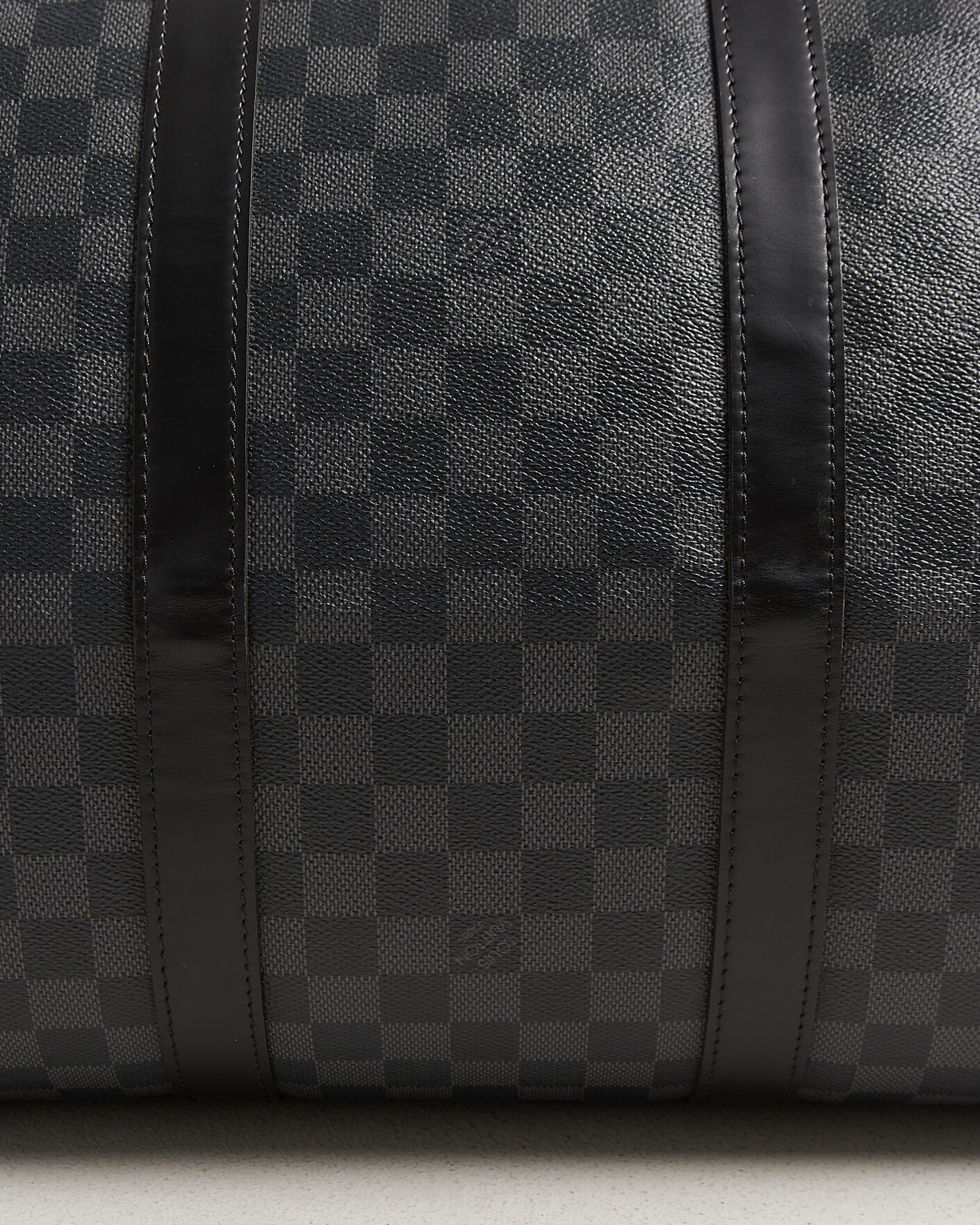 Herren | Pre-Owned & Vintage Bags | Louis Vuitton Pre-Owned | Keepall Bandouliére 55 Damier Graphite