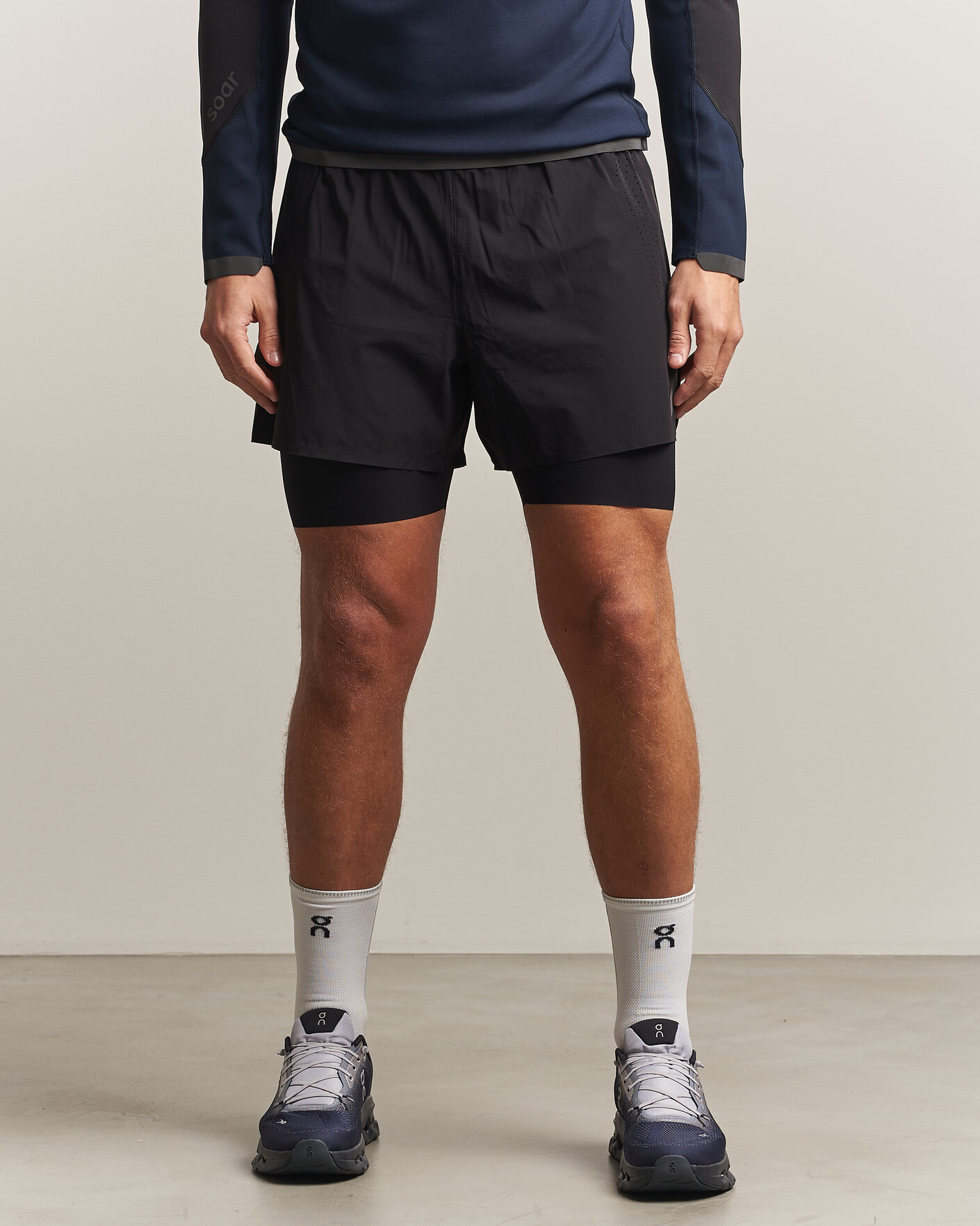 Herren | Shorts | SOAR Running | Dual Run Shorts Black