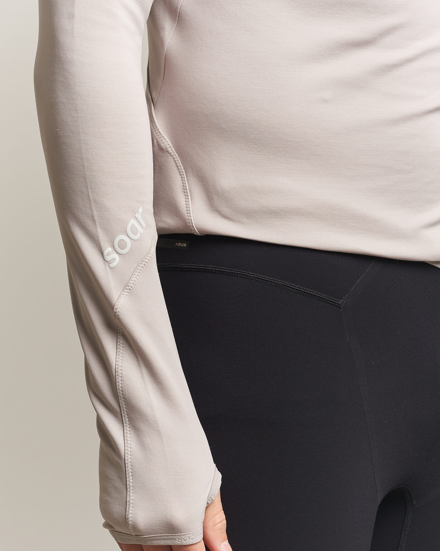 Herren | Pullover | SOAR Running | Wool Tech Top Opal Grey