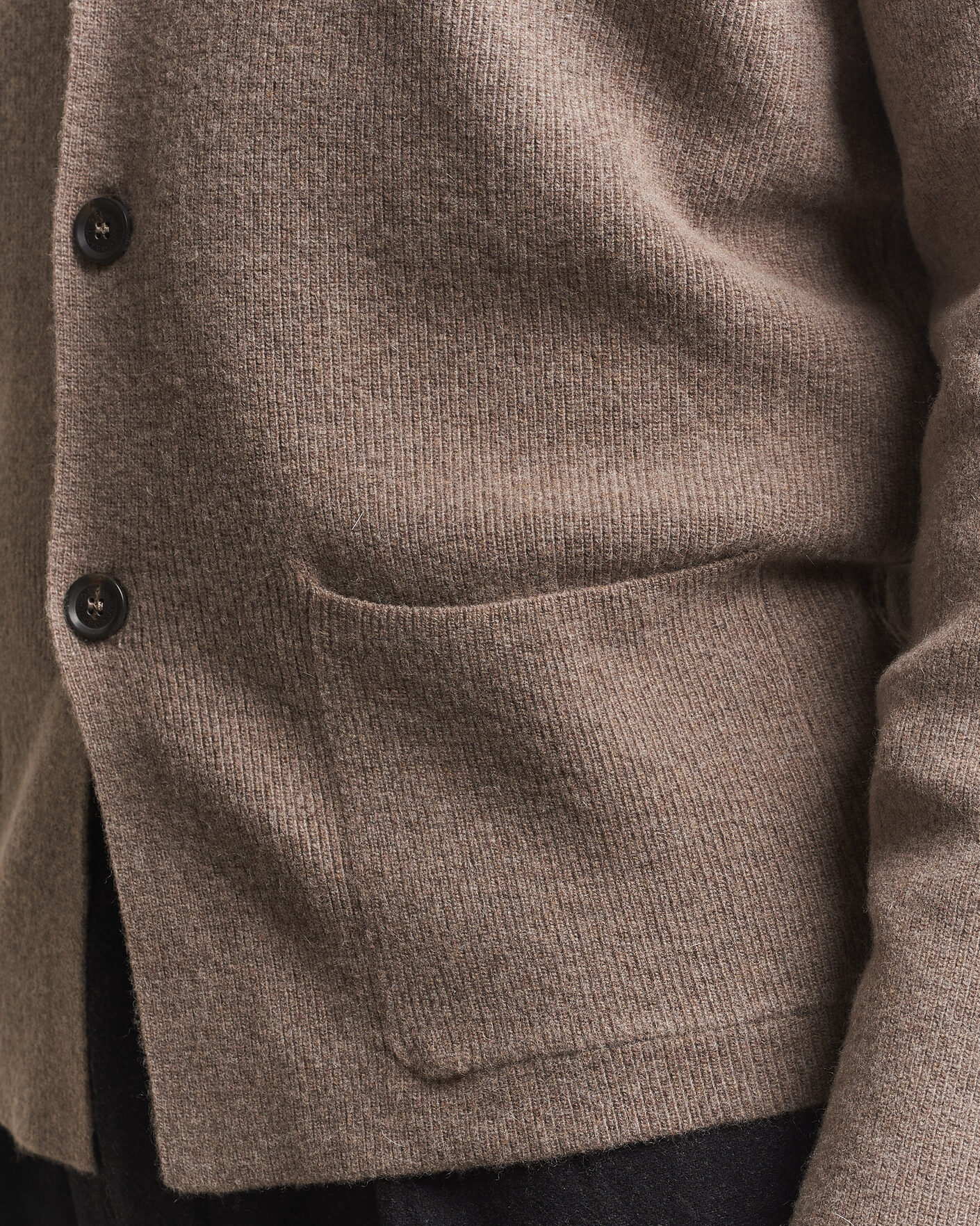 Herren | Sakkos | Oscar Jacobson | Antonio Knitted Blazer Taupe