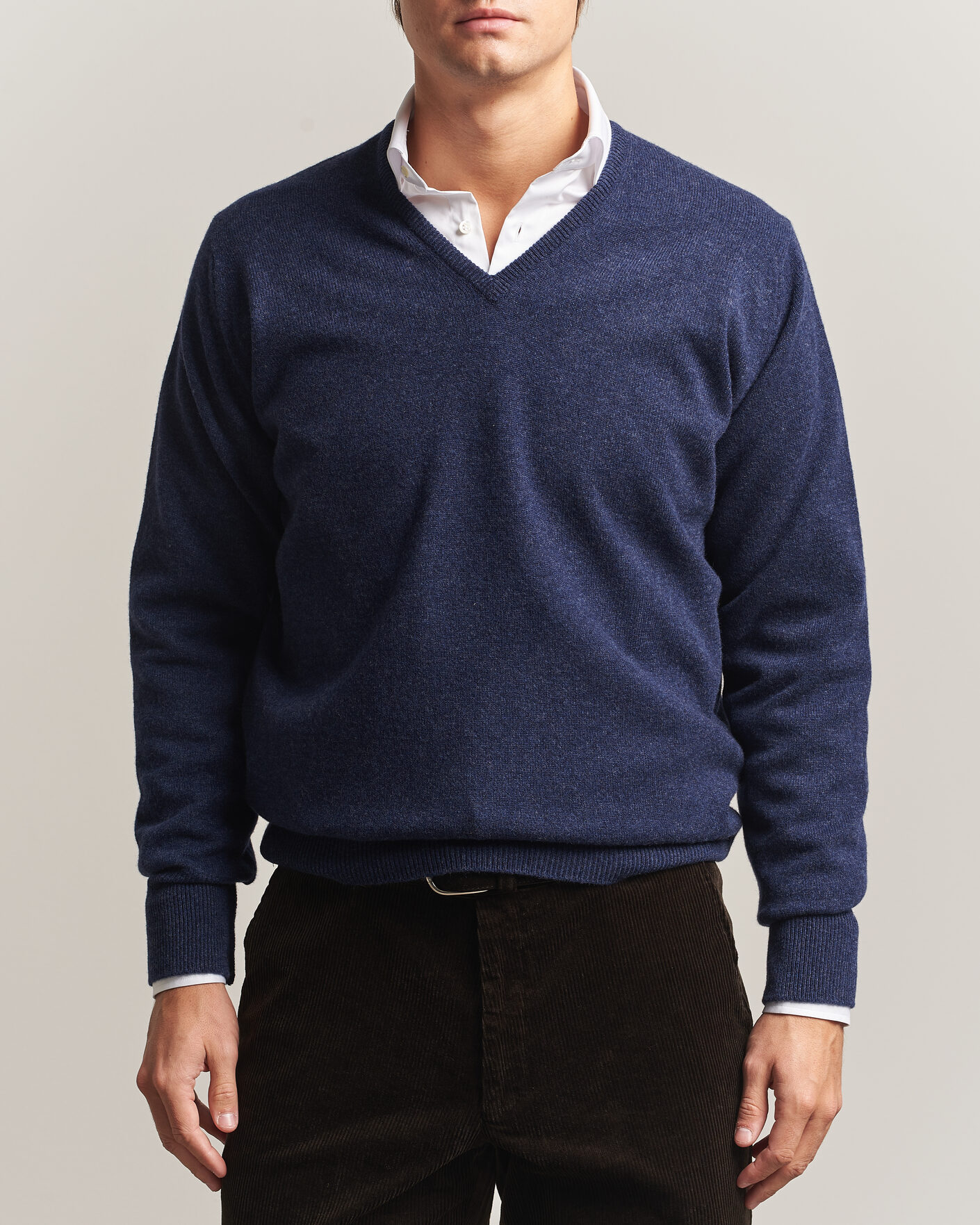 Herren | Pullover | William Lockie | Rob Lambswool V-Neck Astra