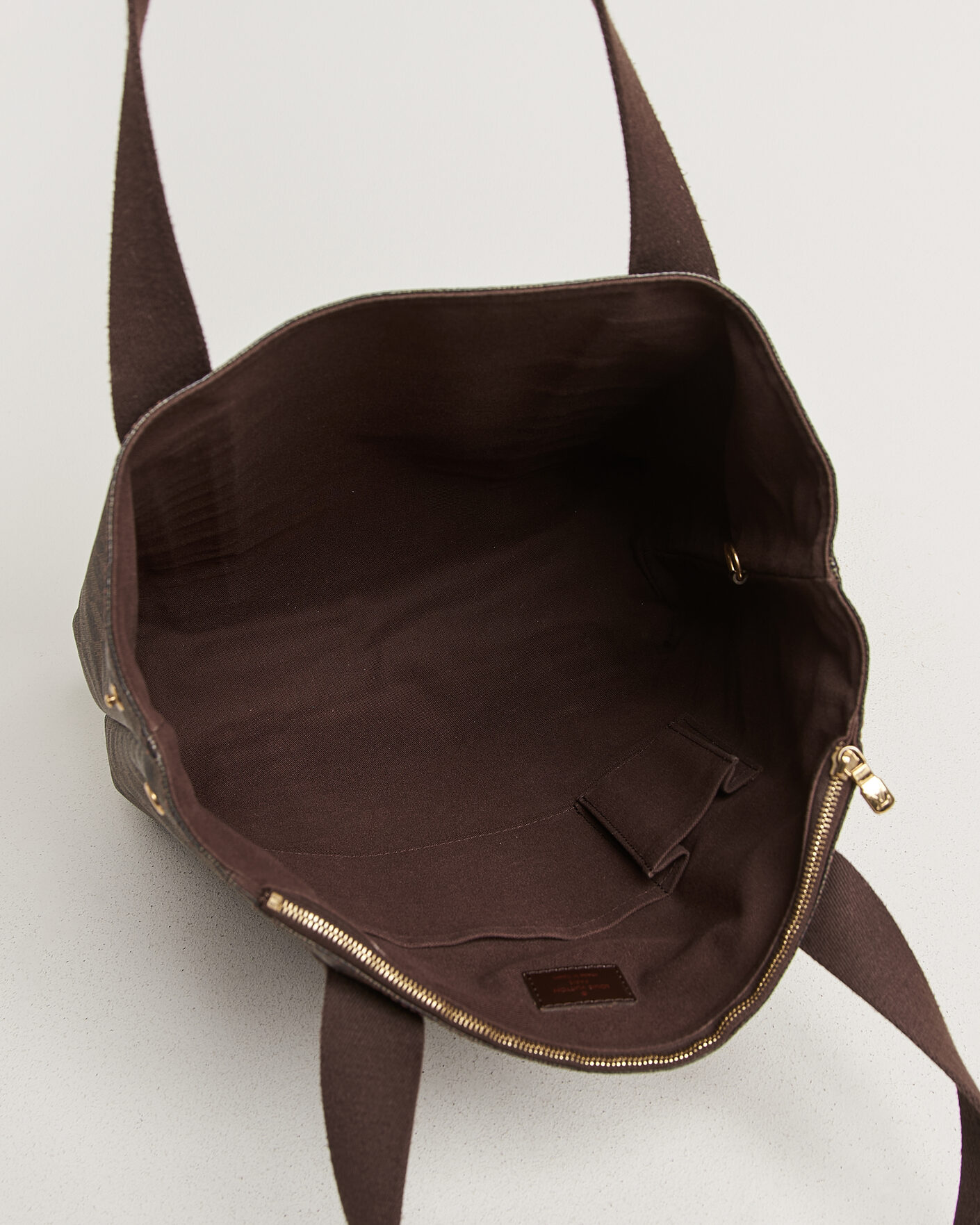 Herren | Pre-Owned & Vintage Bags | Louis Vuitton Pre-Owned | Cabas Bobur Tote Bag Damier Ebene