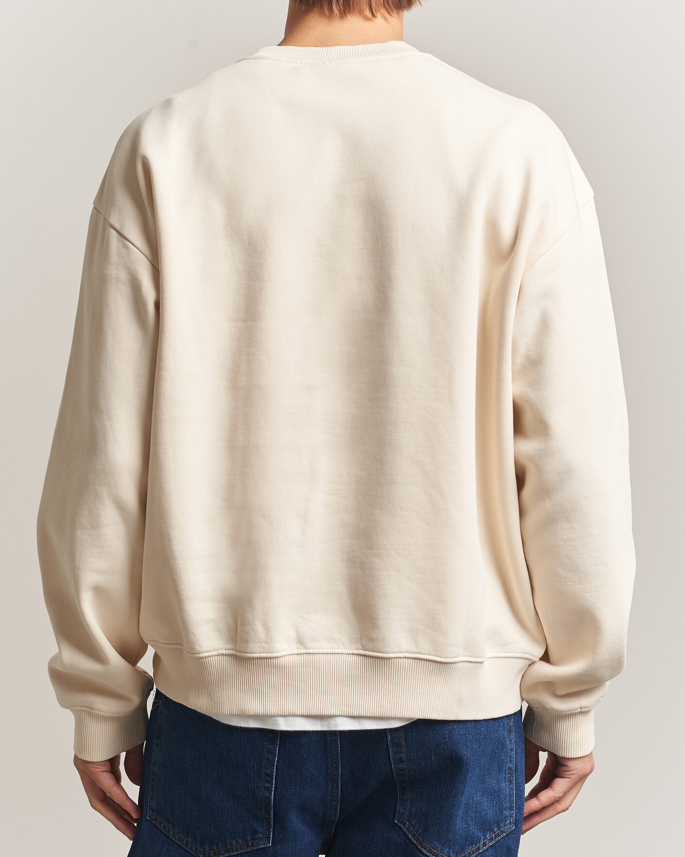 Herren | Pullover | NN07 | David Embroidered Sweatshirt Ivory