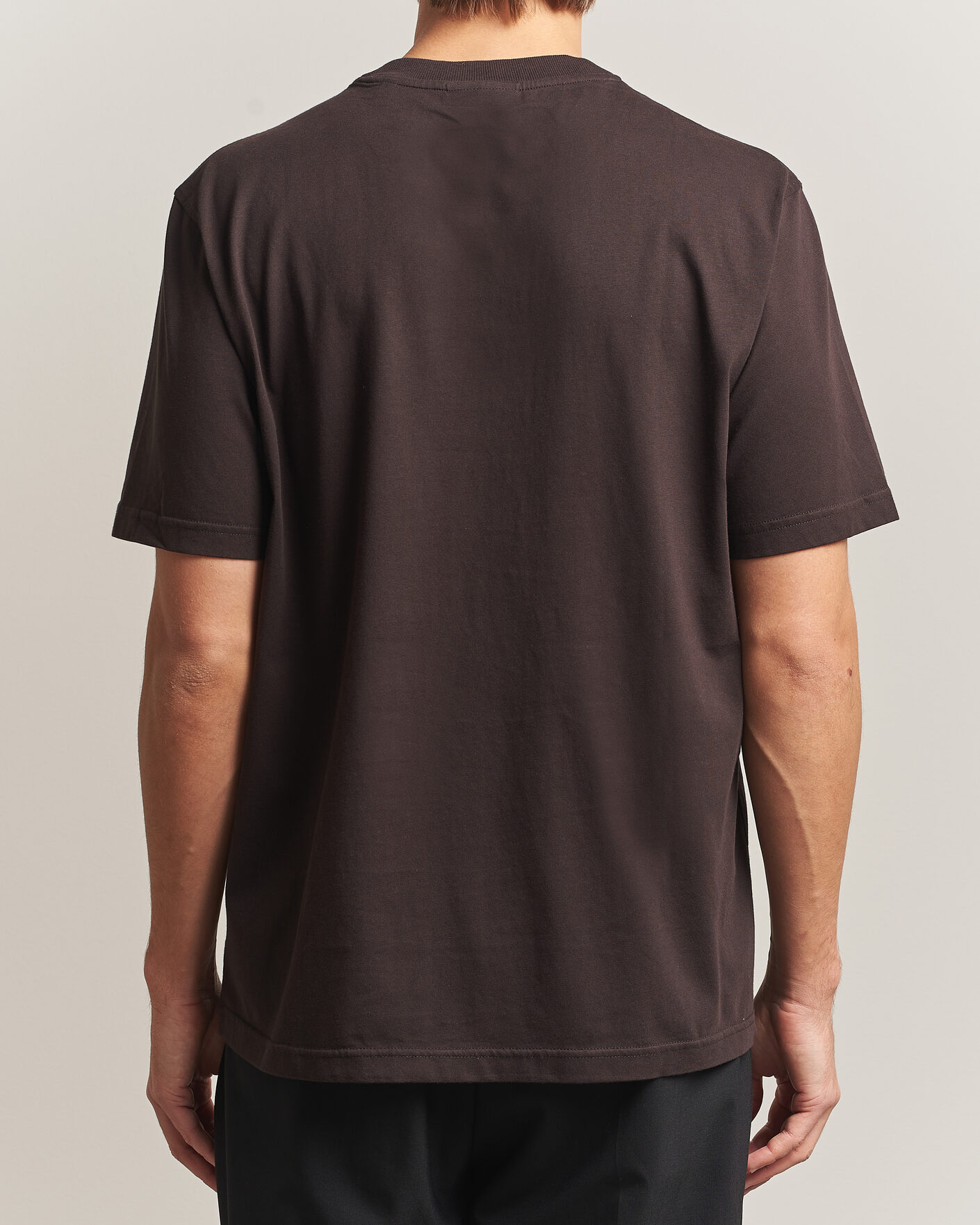 Herren | T-Shirts | NN07 | Adam Crew Neck T-Shirt Deep Truffle