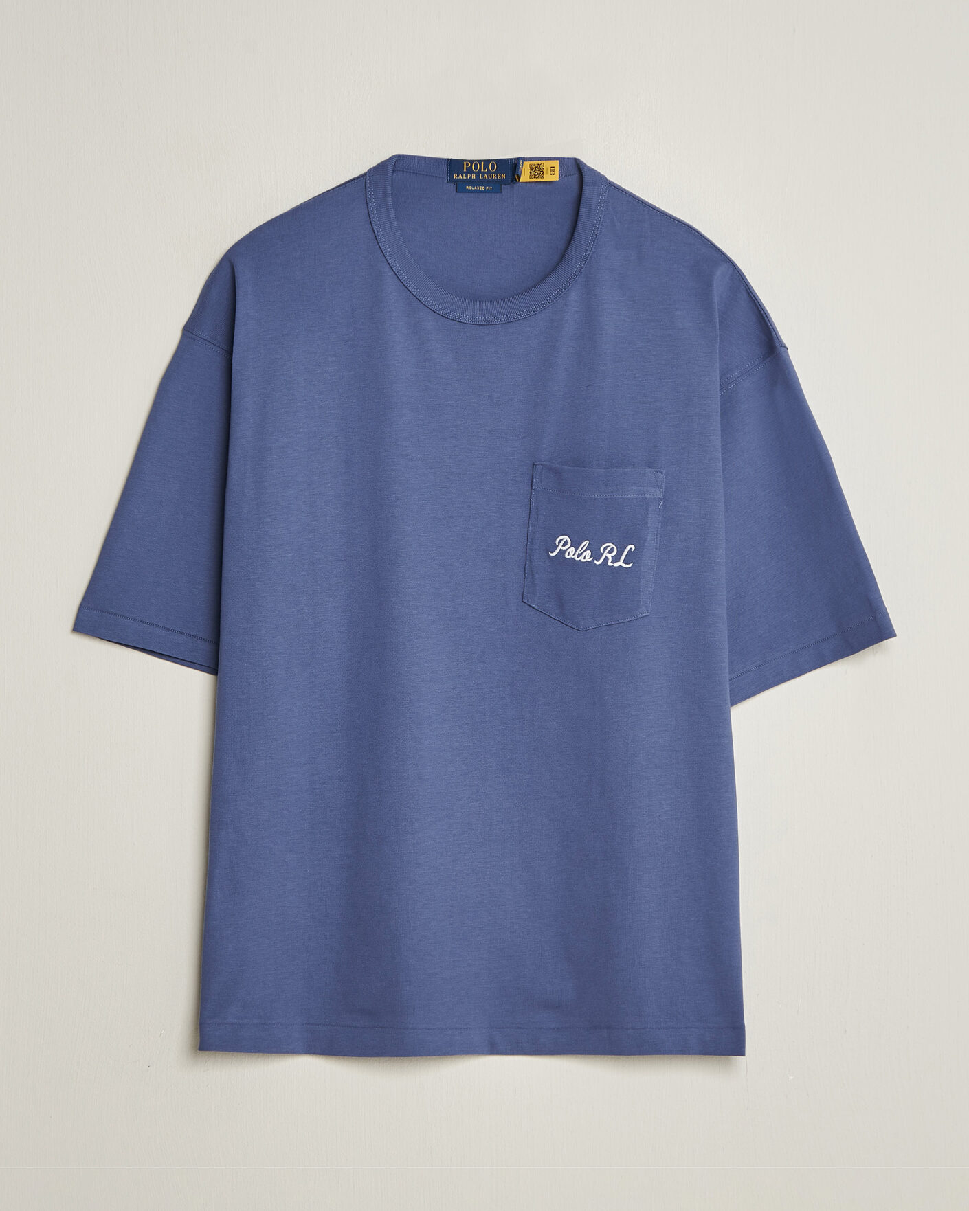 Herren | T-Shirts | Polo Ralph Lauren | Back Print Bear Pocket Tee Classic Blue