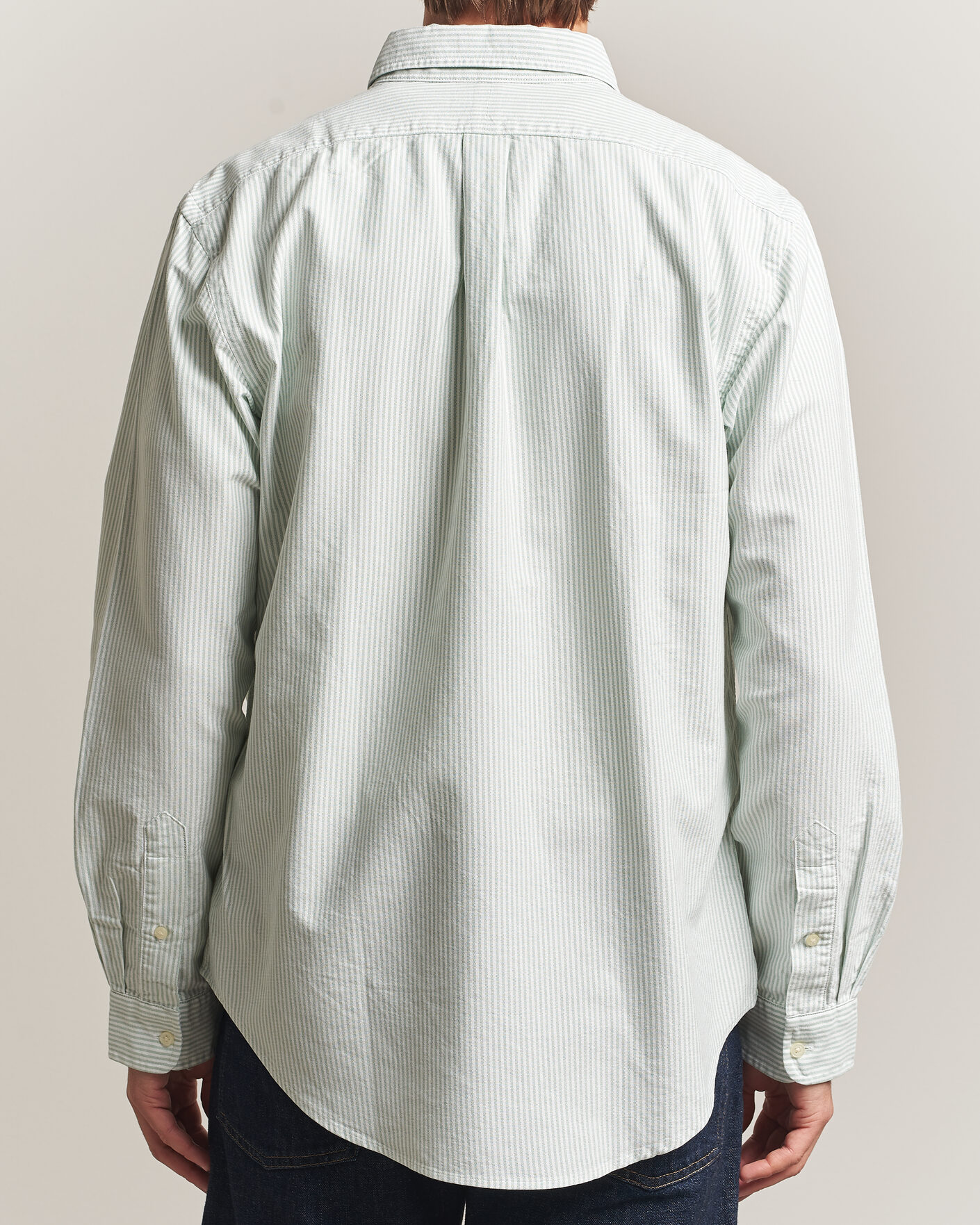 Herren | Hemden | Polo Ralph Lauren | Custom Slim Fit Oxford Shirt Pistachio/White