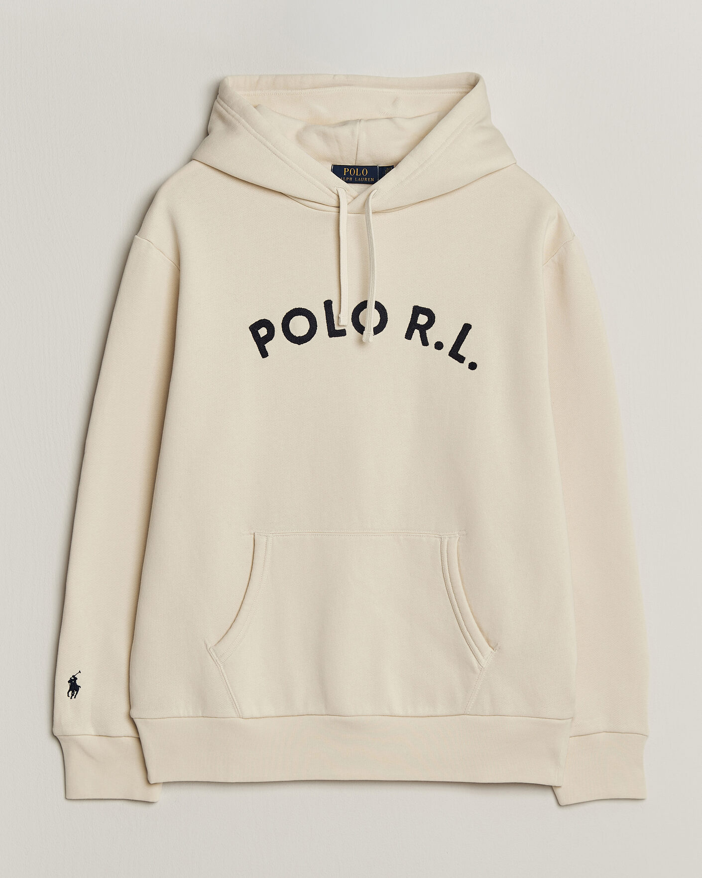 Herren | Pullover | Polo Ralph Lauren | Cotton Chest Logo Hood Andover Cream