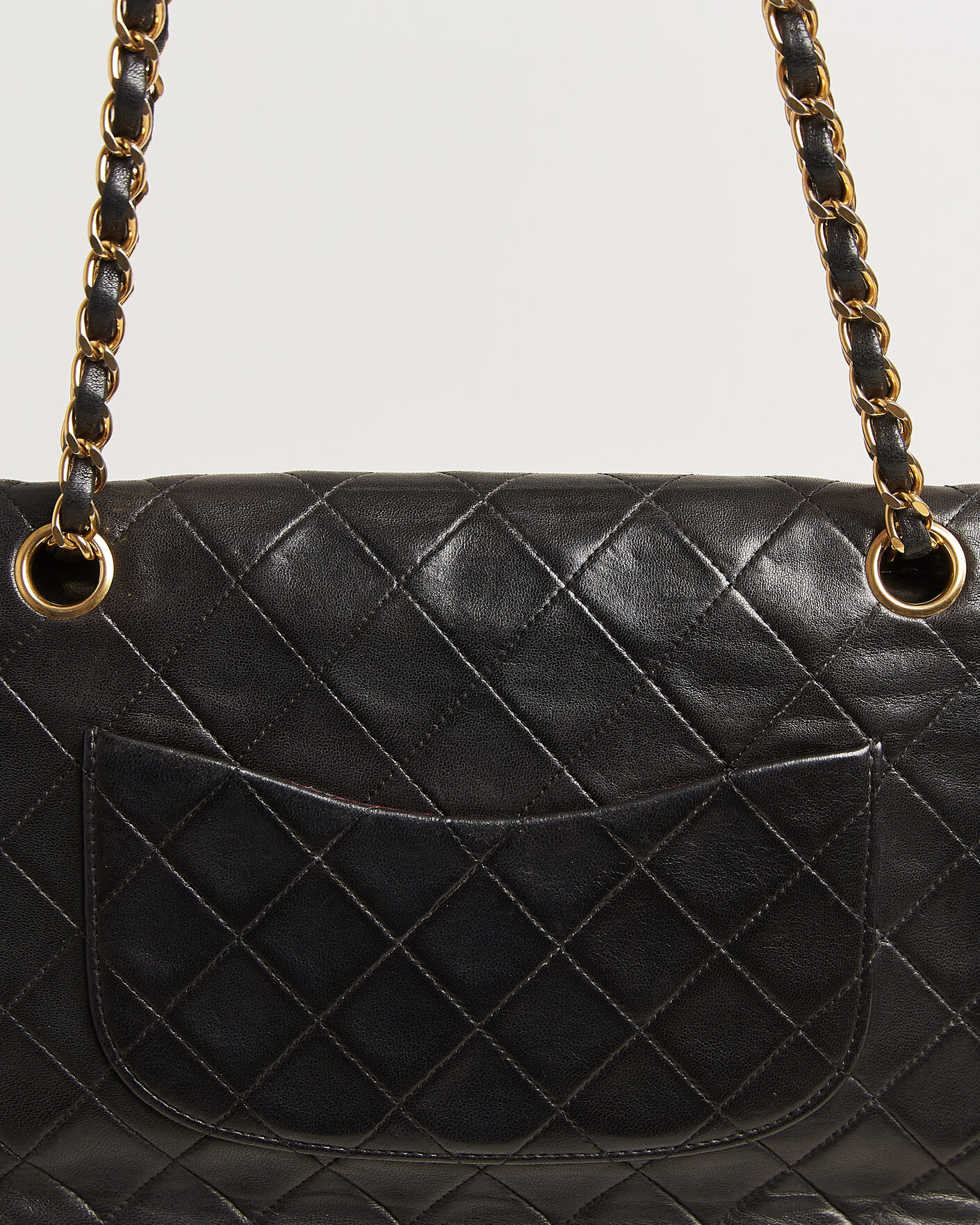 Herren | Pre-Owned & Vintage Bags | Louis Vuitton Pre-Owned | Chanel Pre-Owned Classic Medium Double Flap Bag Lambskin Black