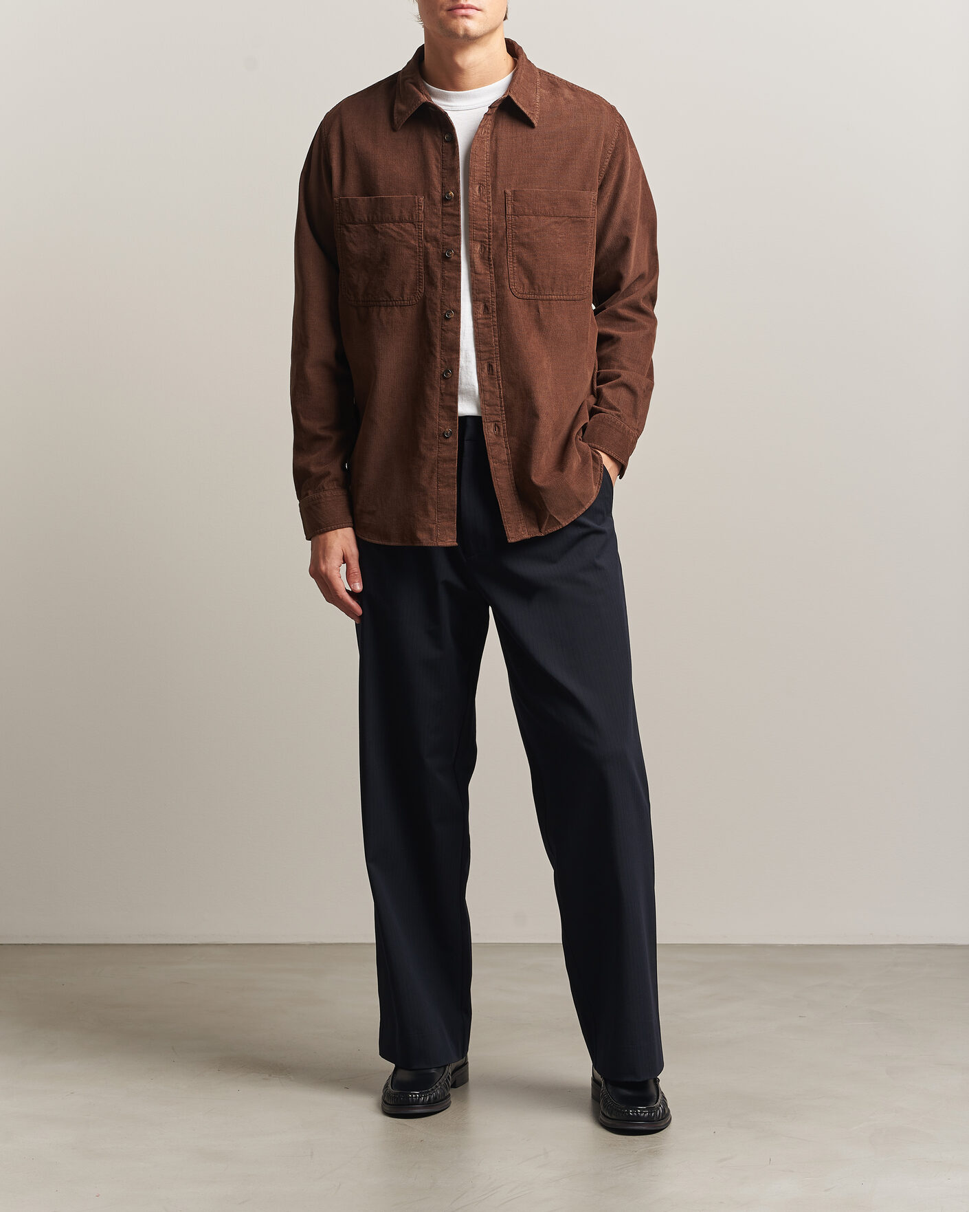 Herren | Hemden | PS Paul Smith | Casual Fit Corduroy Shirt Brown