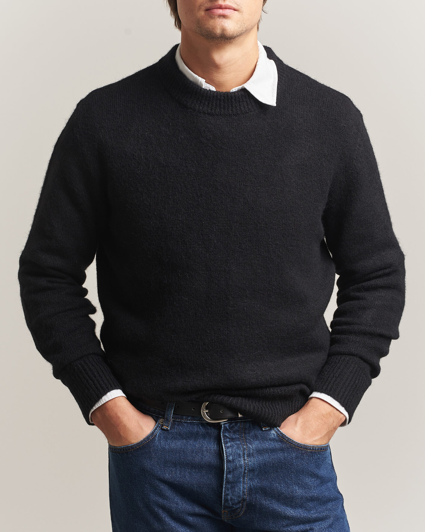 Herren | Pullover | Sunflower | Moon Alpaca Sweater Black