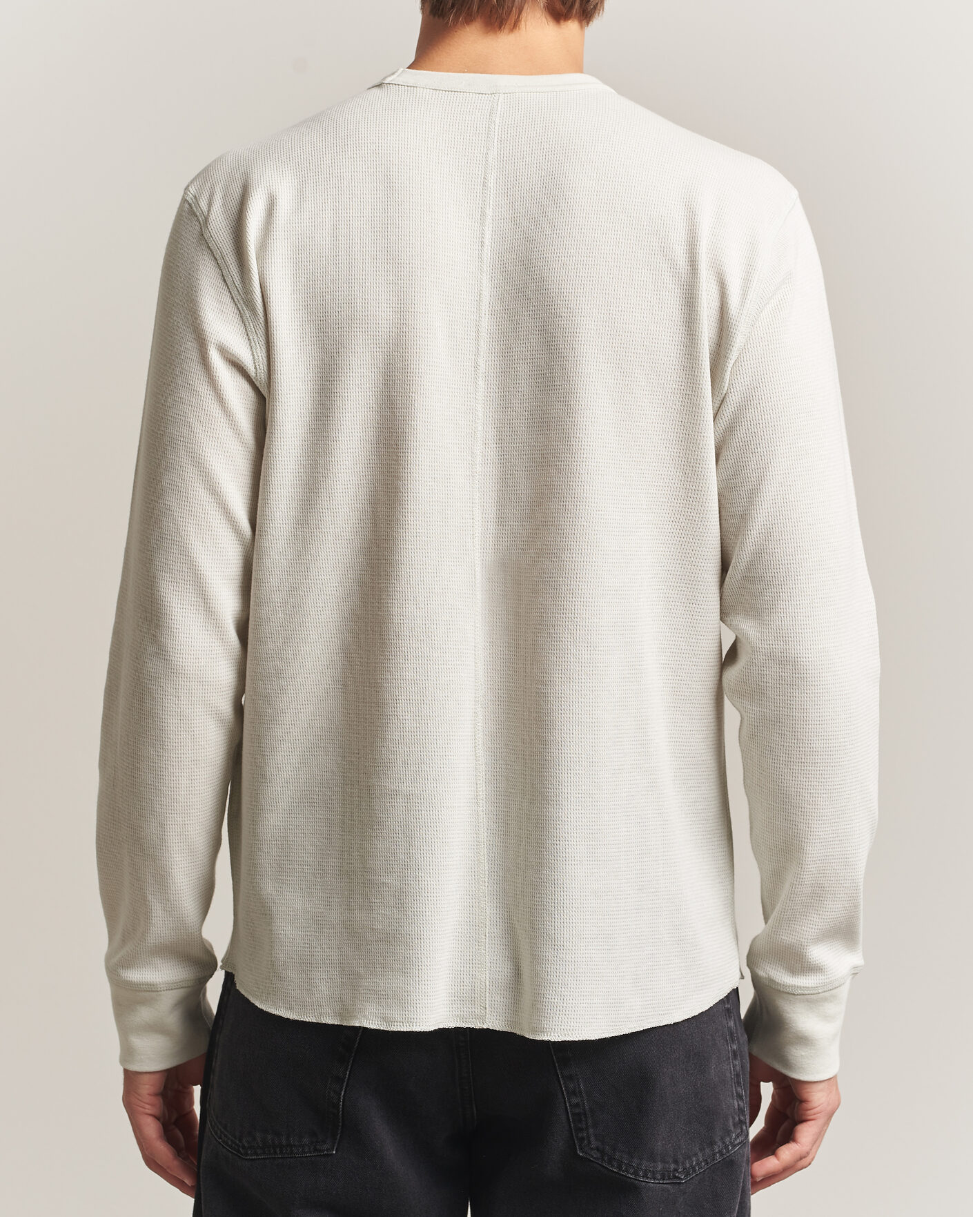 Herren | T-Shirts | Sunflower | Wool Waffle Long Sleeve T-Shirt Kit White