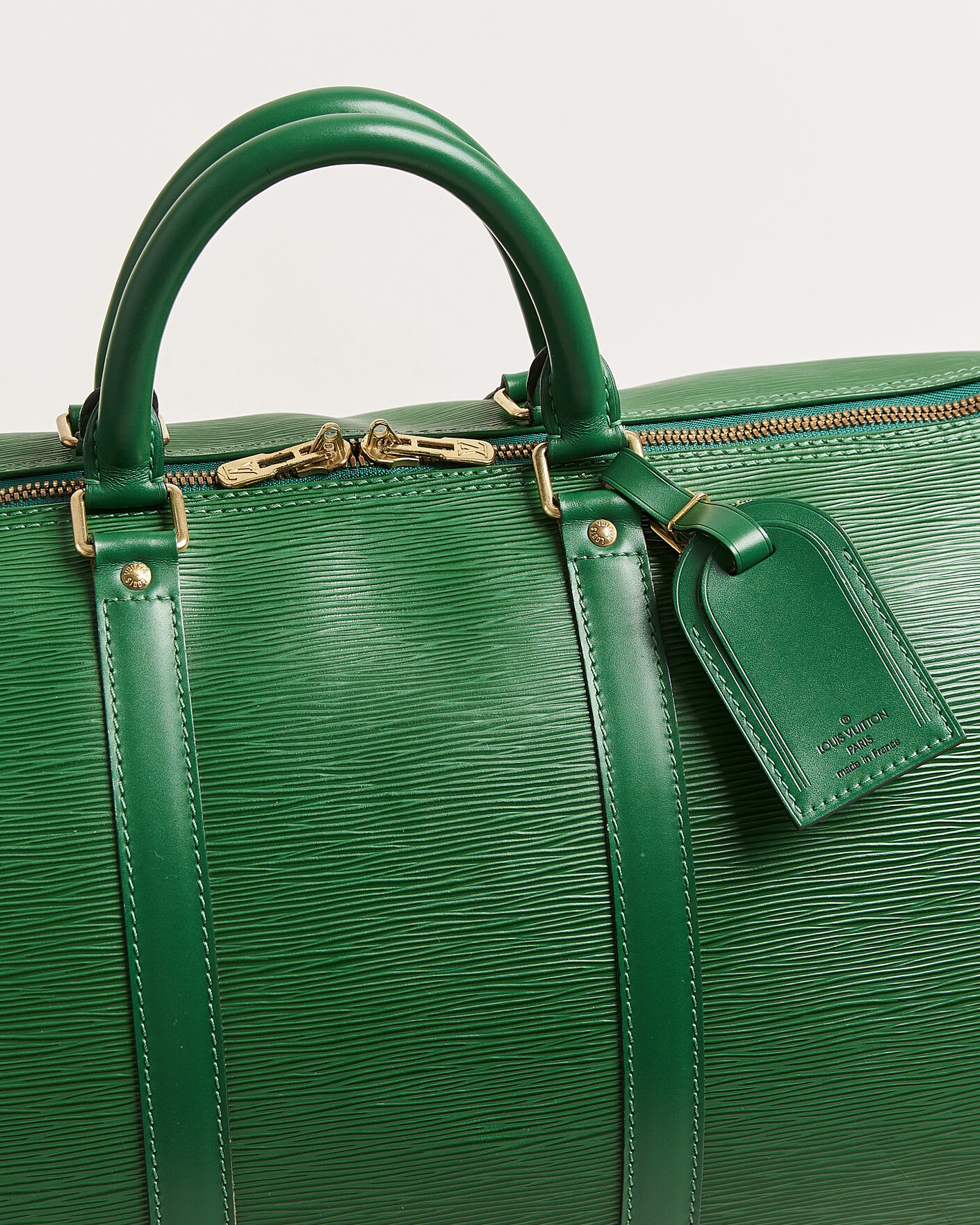 Herren | Pre-Owned & Vintage Bags | Louis Vuitton Pre-Owned | Keepall 55 Epi Leather Green