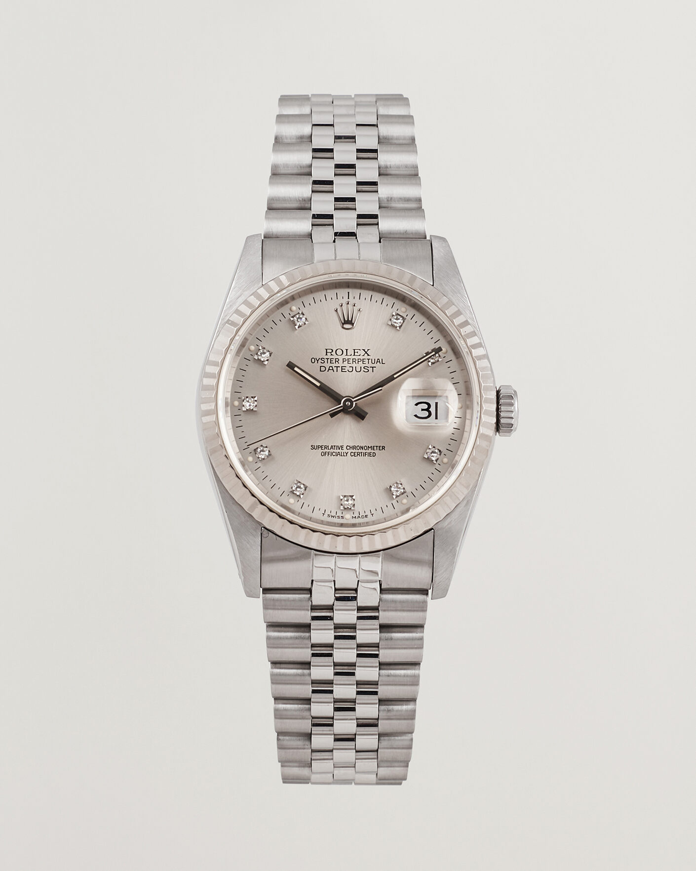 Herren | Pre-Owned & Vintage Watches | Rolex Pre-Owned | Datejust 36 Diamant 