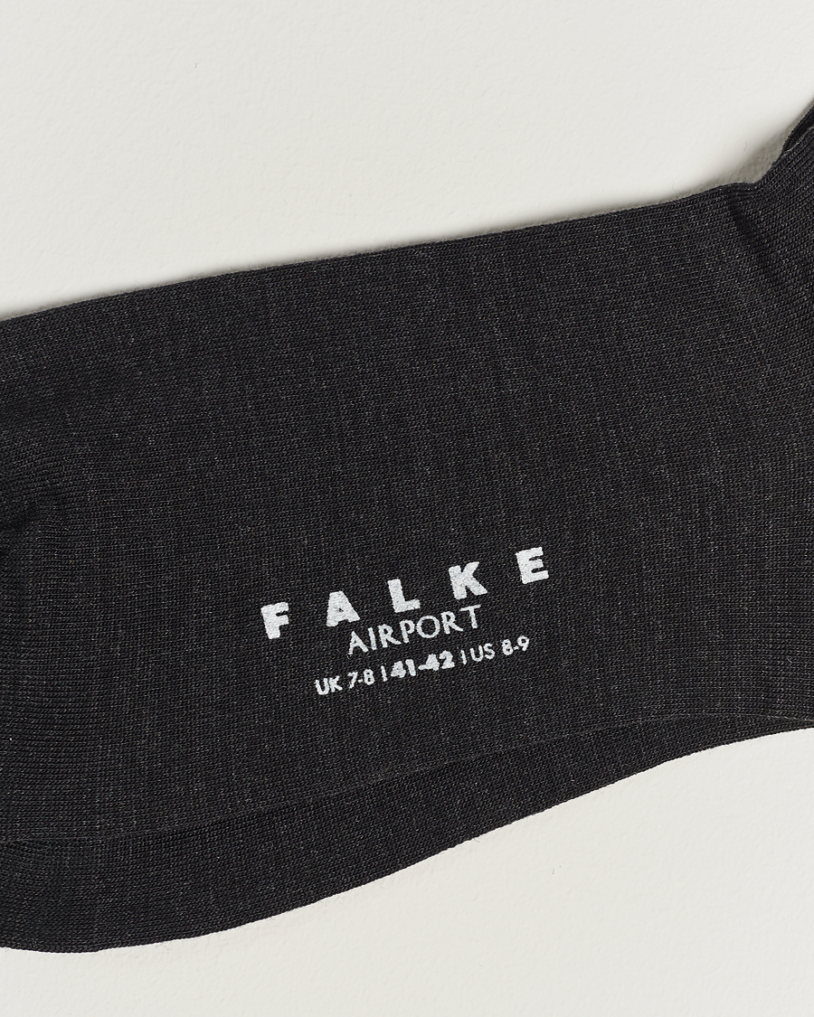 Herren | Basics | Falke | 5-Pack Airport Socks Anthracite Melange