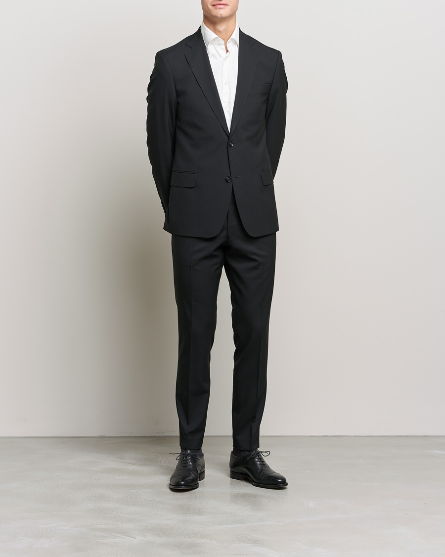 Herr | Kostymer | Oscar Jacobson | Edmund Wool Suit Black