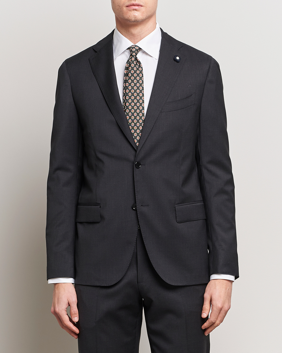 Herren | Italian Department | Lardini | Wool Suit Grey