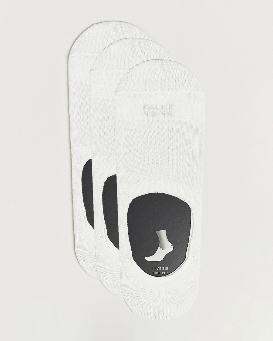 Herren | Unterwäsche | Falke | 3-pack Casual High Cut Sneaker Socks White