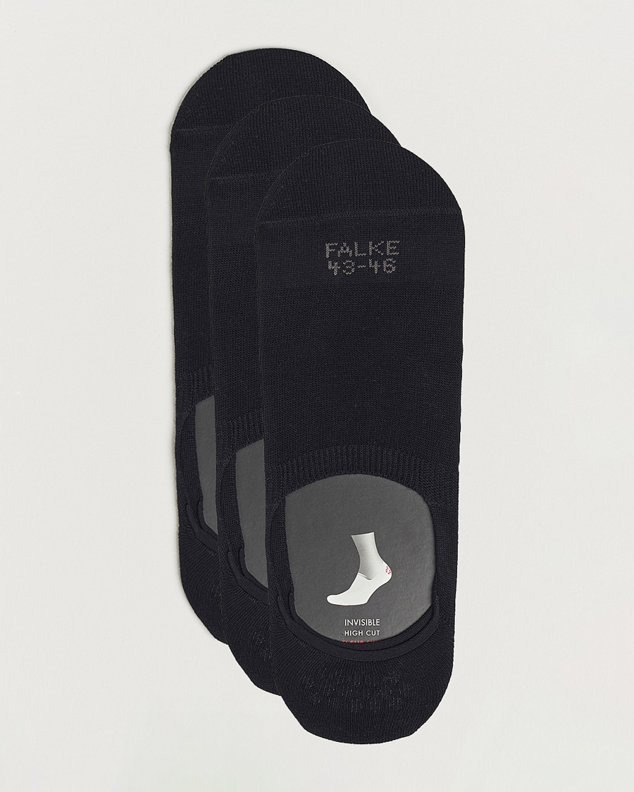 Herren | Unterwäsche | Falke | 3-pack Casual High Cut Sneaker Socks Black
