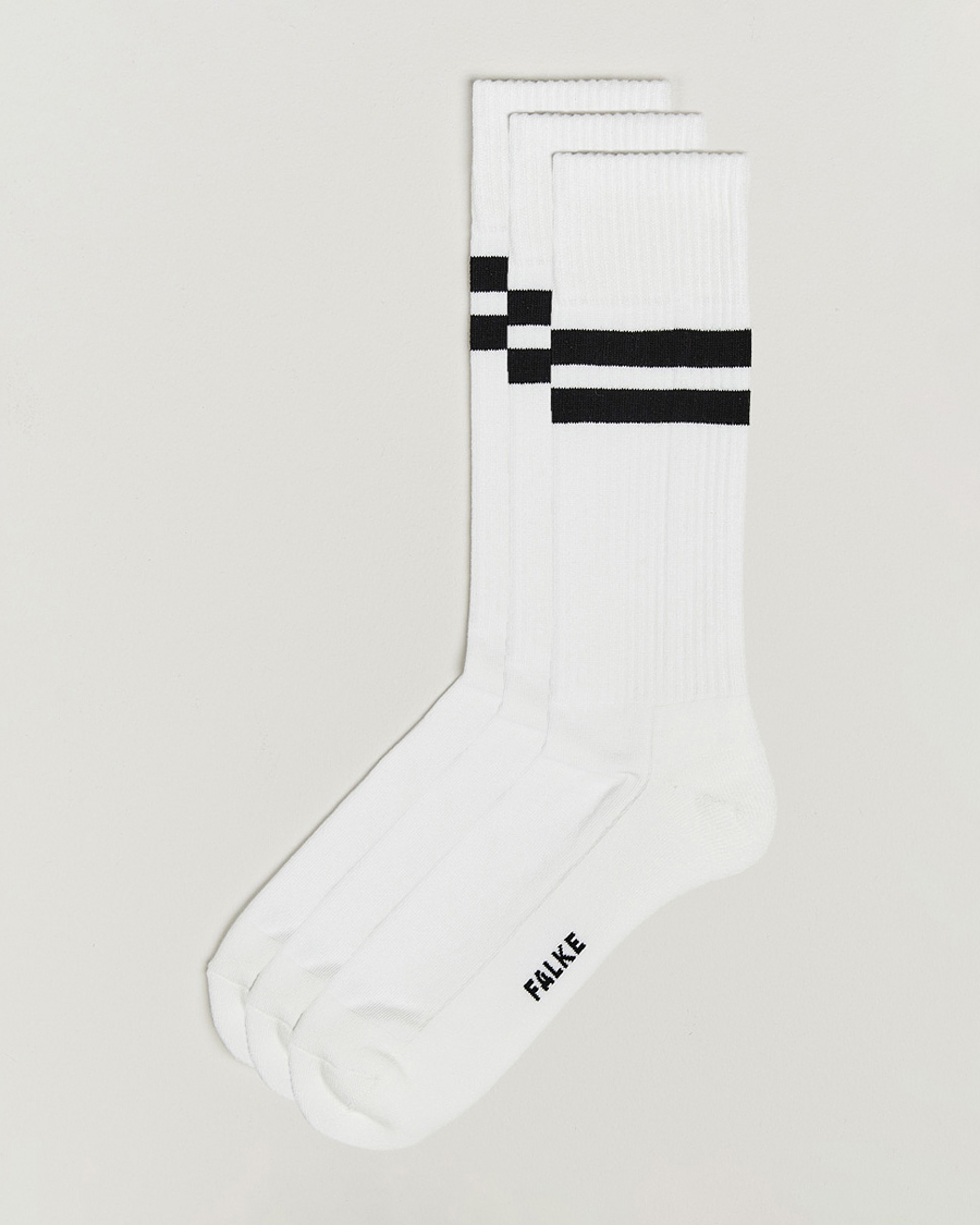 Herren | Unterwäsche | Falke | 3-pack Dynamic Tennis Socks White/Black