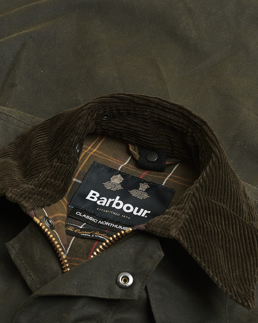 Herren | Pre-owned Jacken | Pre-owned | Barbour Lifestyle Classic Northumbria Jacket Olive UK36 - EU46