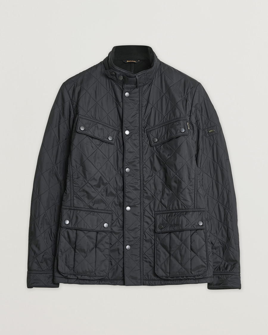 Herren | Barbour International Ariel Polarquilt Black | Pre-owned | Barbour International Ariel Polarquilt Black
