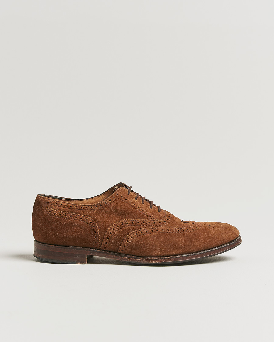 Herren | Loake 1880 Buckingham Brogue Brown Suede UK9,5 - EU43,5 | Pre-owned | Loake 1880 Buckingham Brogue Brown Suede UK9,5 - EU43,5