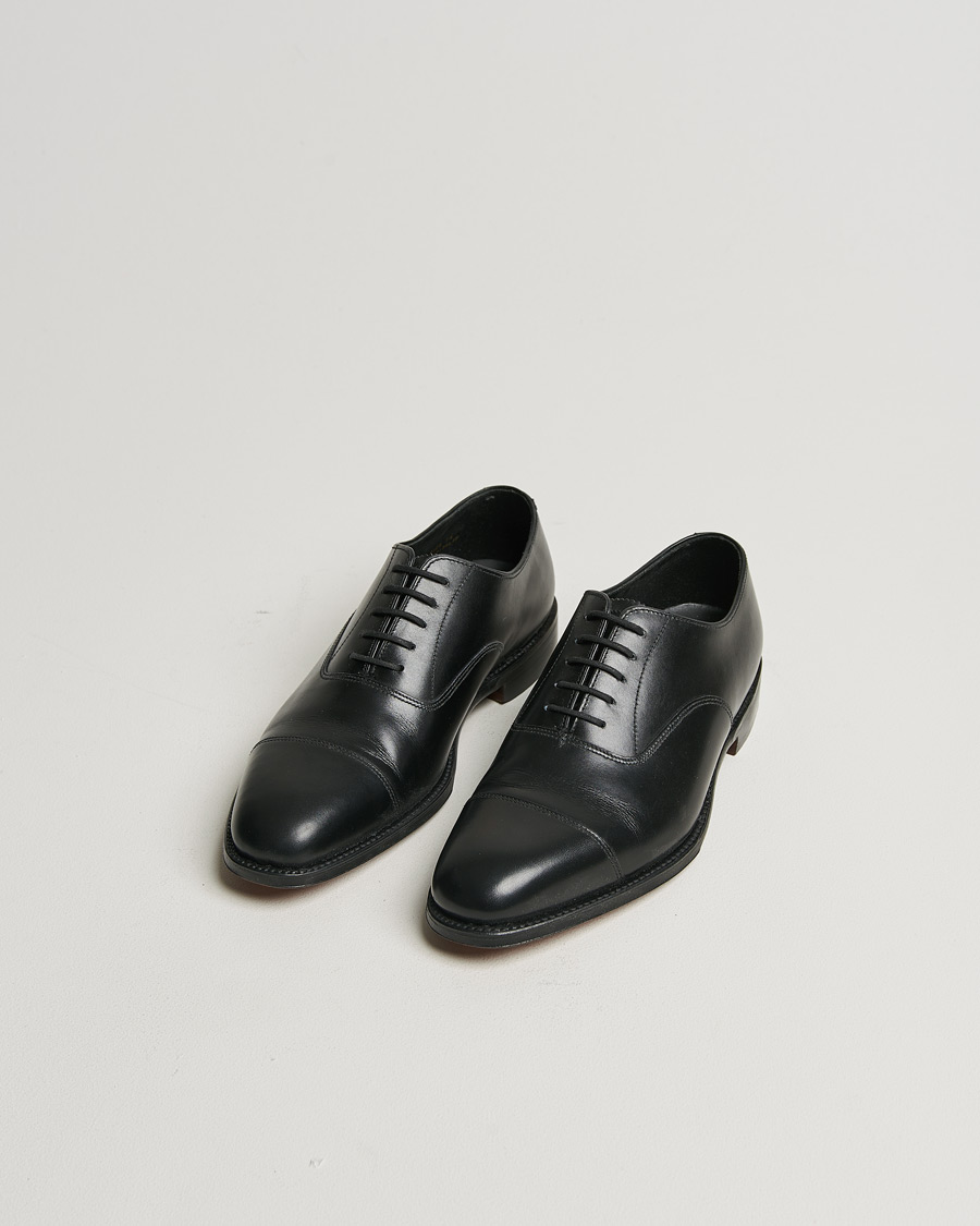 Herren | Loake 1880 Aldwych Oxford Black Calf | Pre-owned | Loake 1880 Aldwych Oxford Black Calf