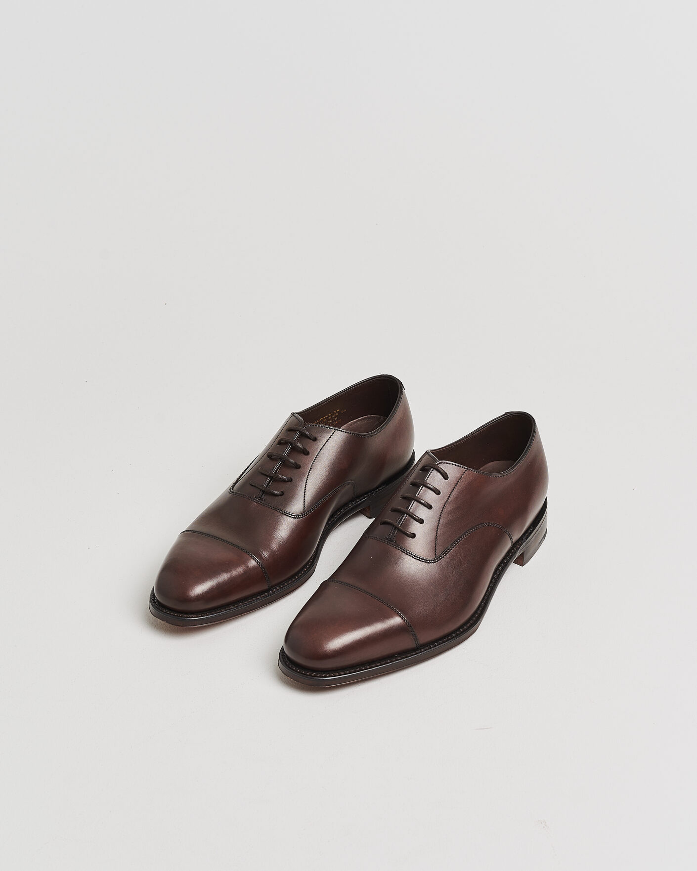 Herren | Pre-owned Rahmengenähte Schuhe | Pre-owned | Loake 1880 Aldwych Oxford Dark Brown Calf UK9,5 - EU43,5