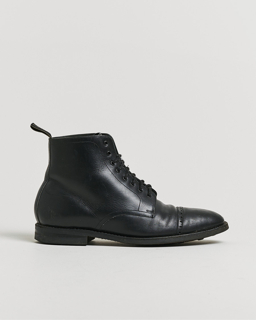 Herren | Pre-owned Rahmengenähte Schuhe | Pre-owned | Loake 1880 Hyde Boot Black Calf UK10,5 - EU44,5