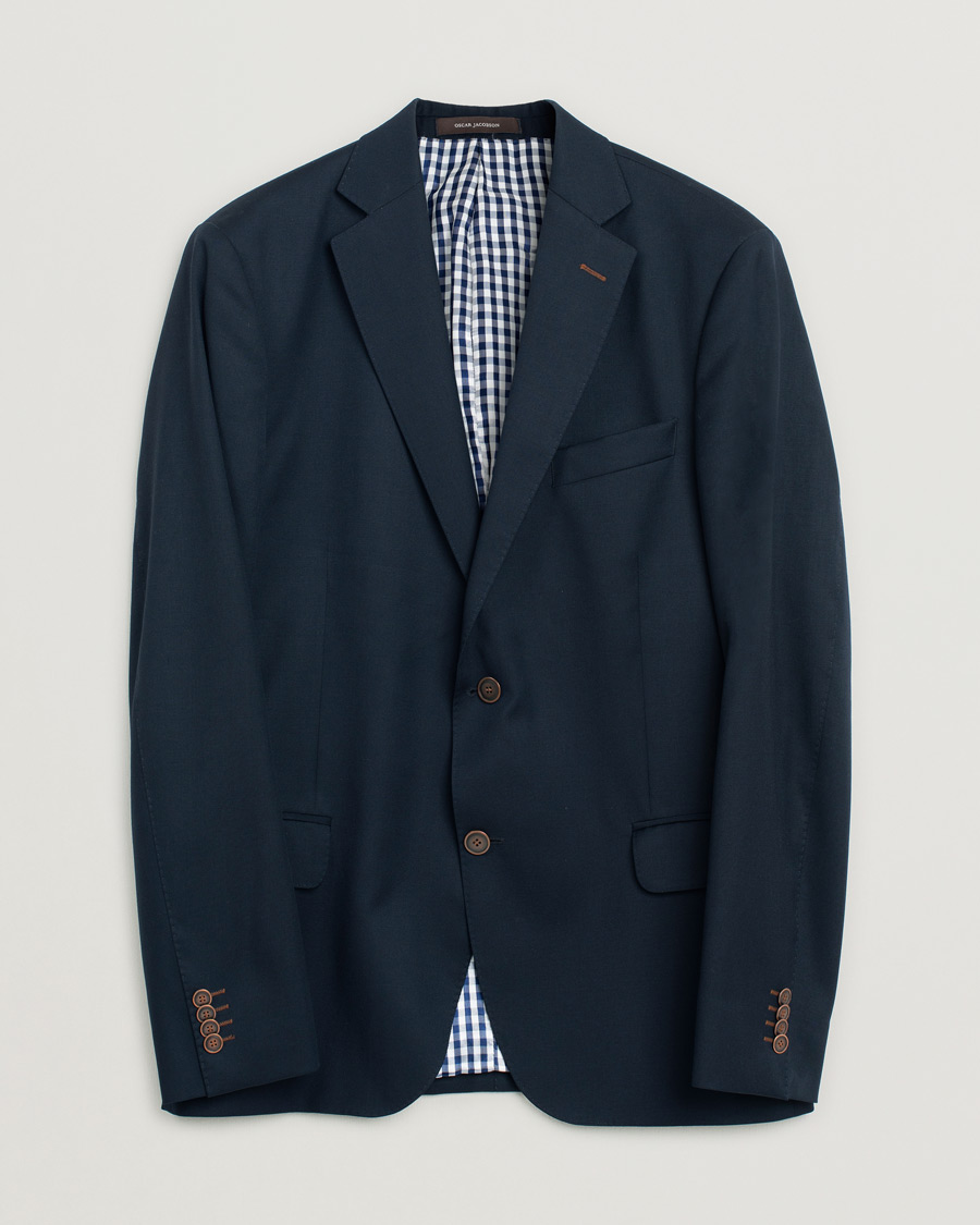 Herren | Oscar Jacobson Edmund Club Blazer Navy | Pre-owned | Oscar Jacobson Edmund Club Blazer Navy