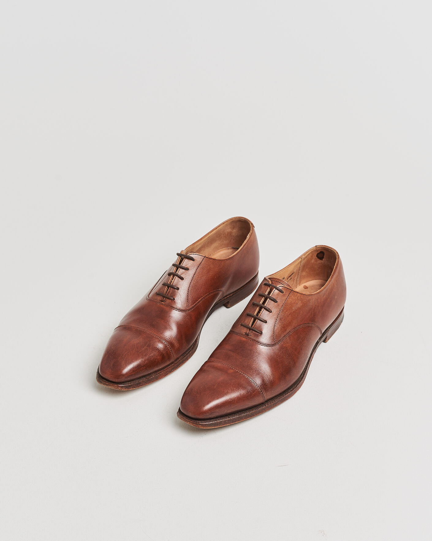 Herren | Pre-owned Rahmengenähte Schuhe | Pre-owned | Crockett & Jones Hallam Oxford Beechnut Calf UK9,5 - EU43,5