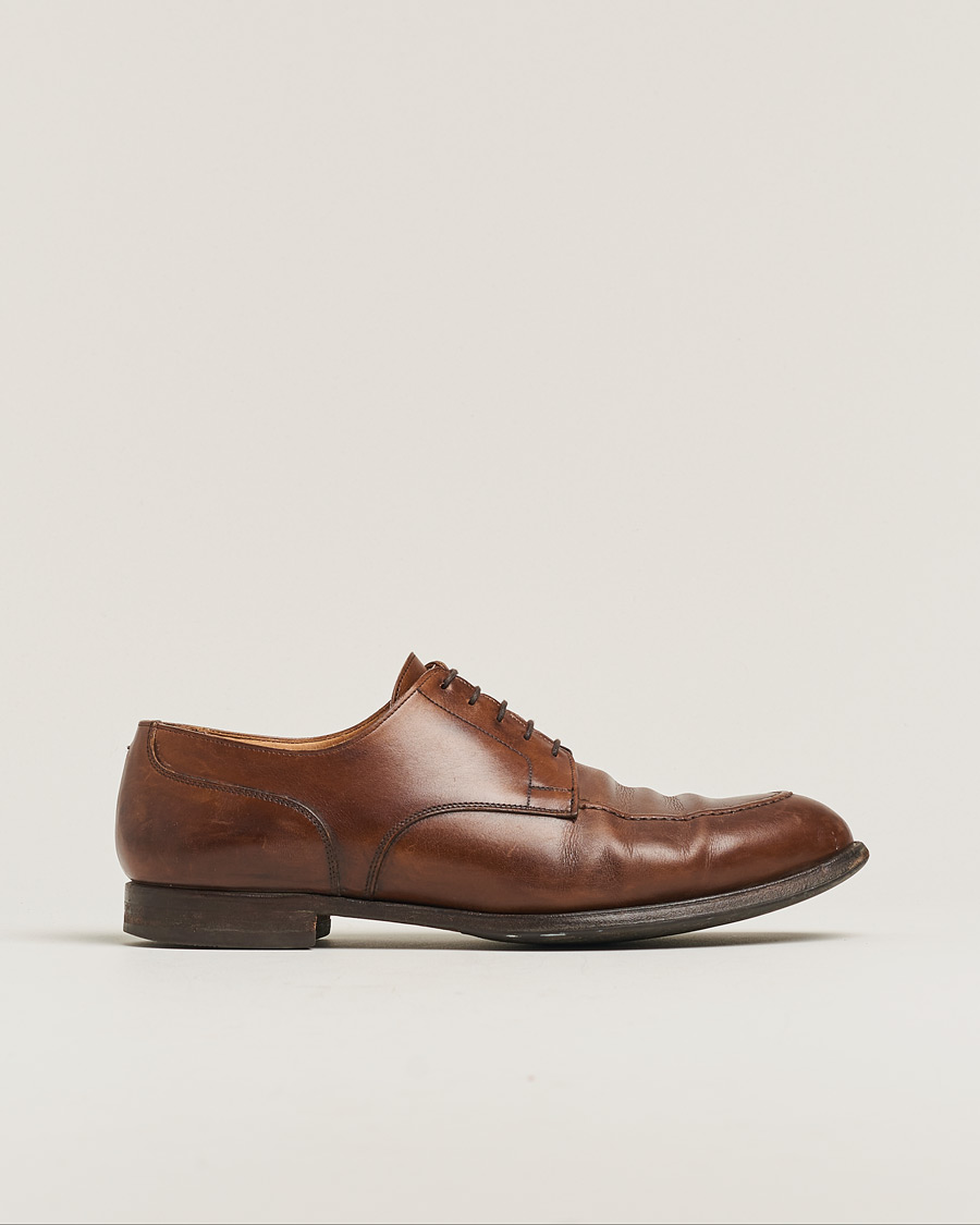 Herren | Crockett & Jones Onslow Derby Brown Calf UK11 - EU45 | Pre-owned | Crockett & Jones Onslow Derby Brown Calf UK11 - EU45