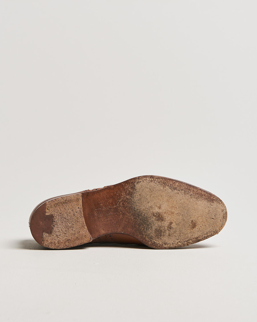 Herren | Crockett & Jones Downing Derbys Tan Burnish Calf UK7 - EU41 | Pre-owned | Crockett & Jones Downing Derbys Tan Burnish Calf UK7 - EU41