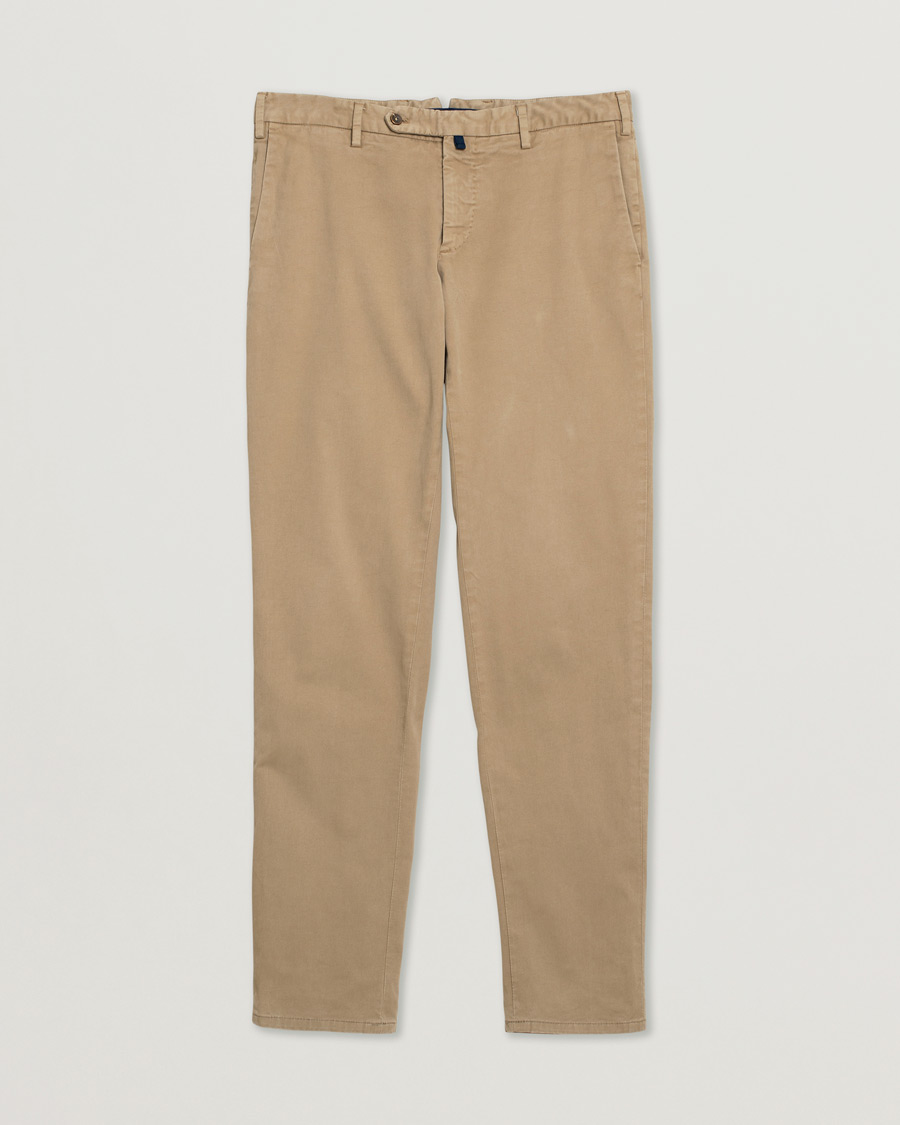 Herren | Incotex Slim Fit Comfort Chino Khaki | Pre-owned | Incotex Slim Fit Comfort Chino Khaki