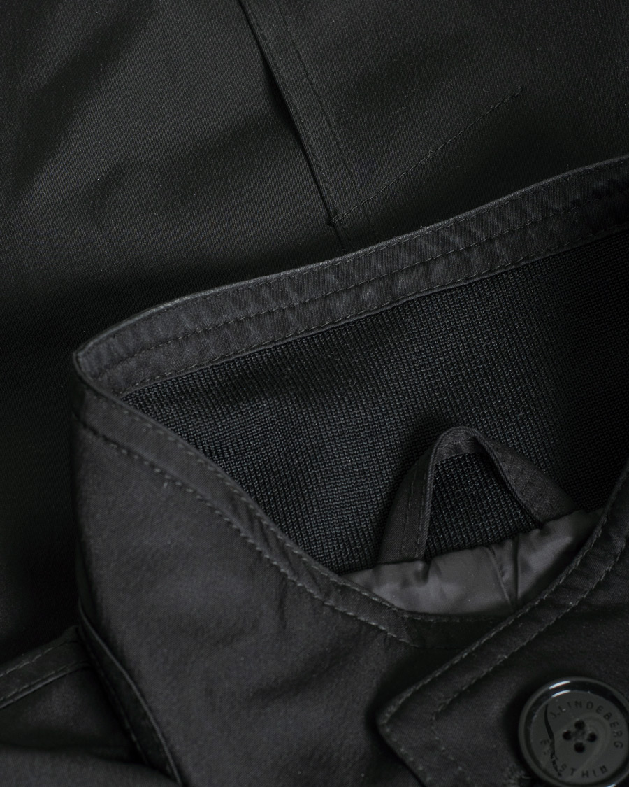 Herren | J.Lindeberg Gavin 52 Peach Poly Coat Black | Pre-owned | J.Lindeberg Gavin 52 Peach Poly Coat Black