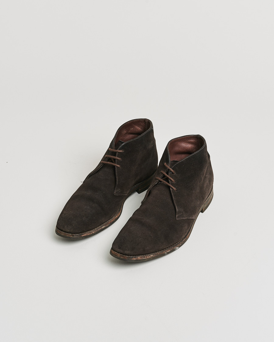 Herren | Boots | Pre-owned | Loake 1880 Pimlico Chukka Boot Dark Brown Suede UK10,5 - EU44,5