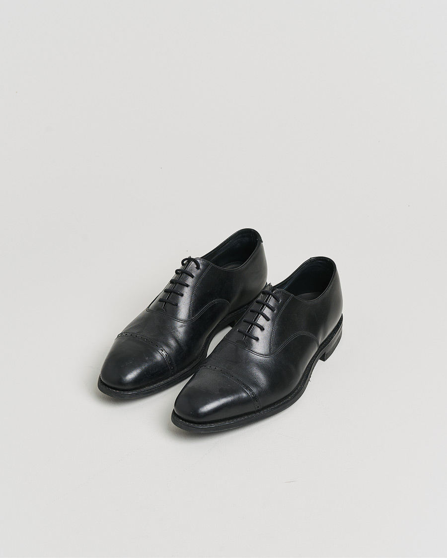 Herren | Loake 1880 Cadogan Oxford Black Calf UK9 - EU43 | Pre-owned | Loake 1880 Cadogan Oxford Black Calf UK9 - EU43