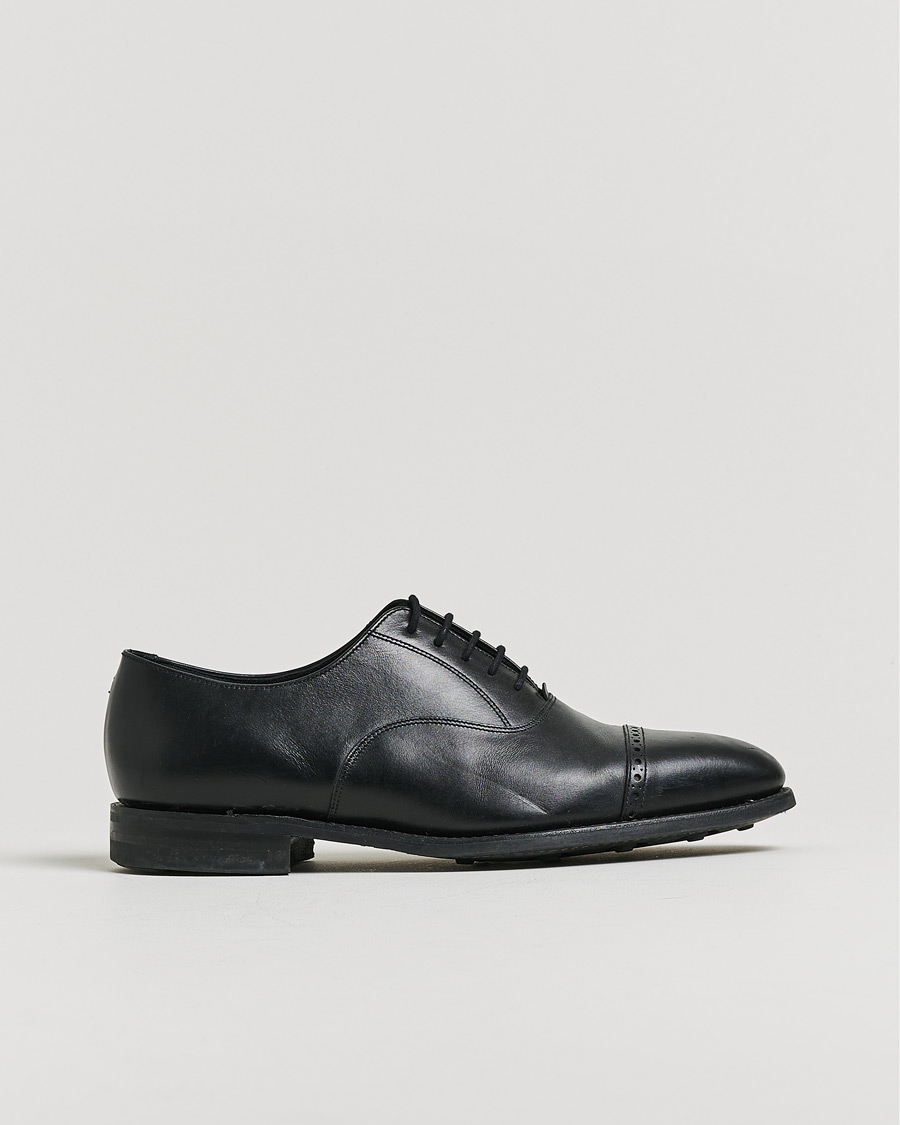 Herren | Loake 1880 Cadogan Oxford Black Calf UK9 - EU43 | Pre-owned | Loake 1880 Cadogan Oxford Black Calf UK9 - EU43